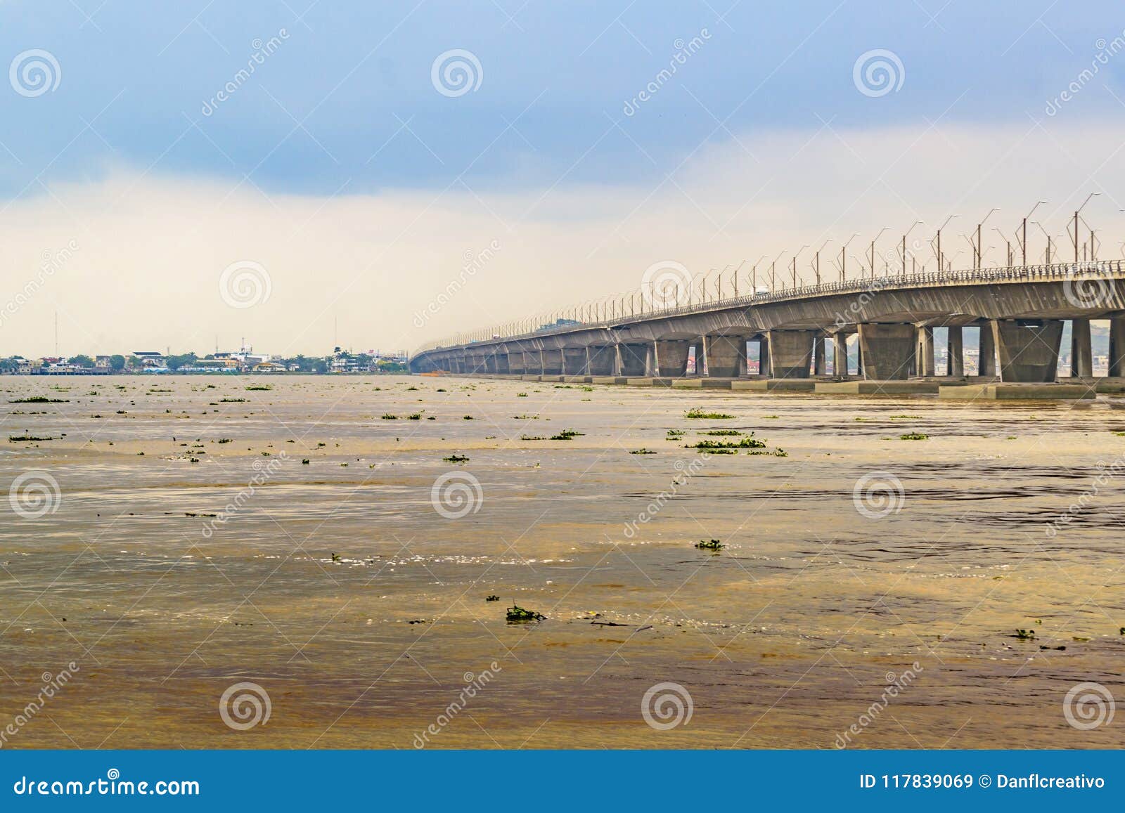 bridge over babahayo river, guayaquil, ecuador