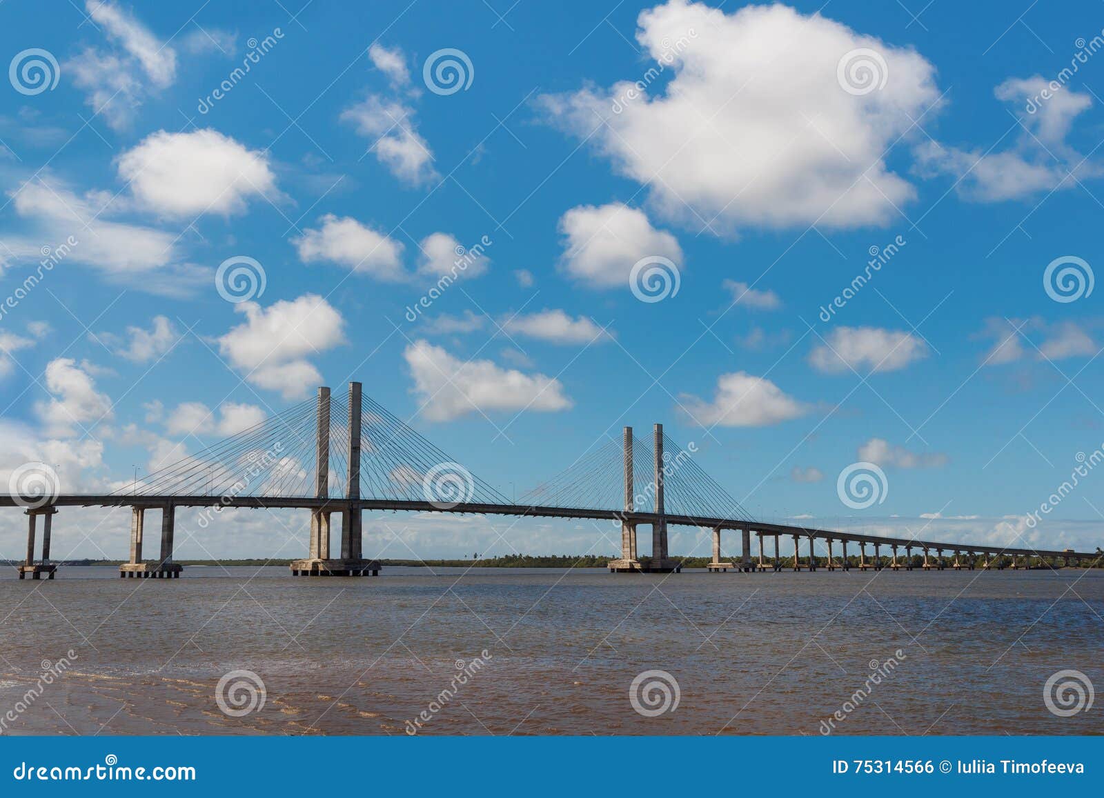 bridge ponte construtor joao alves in aracaju, sergipe, brazil