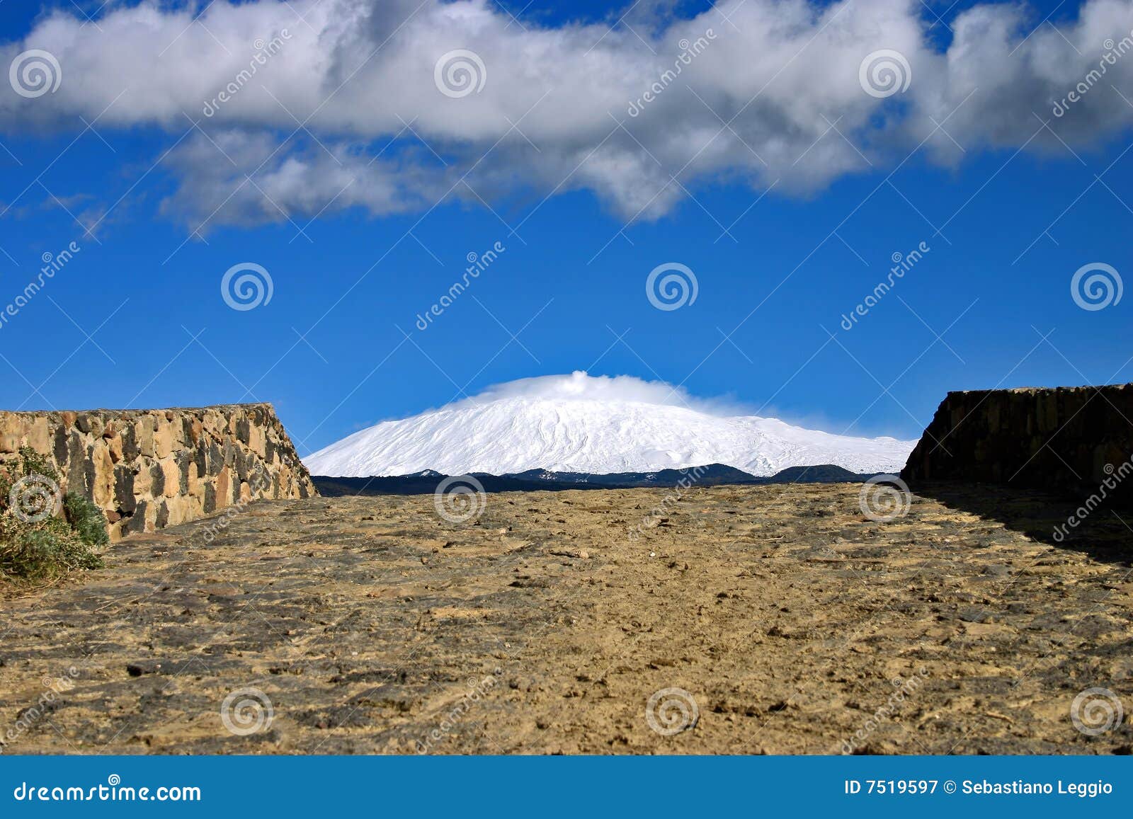 Bridge To Mount Etna Stock Photos Free & RoyaltyFree Stock Photos