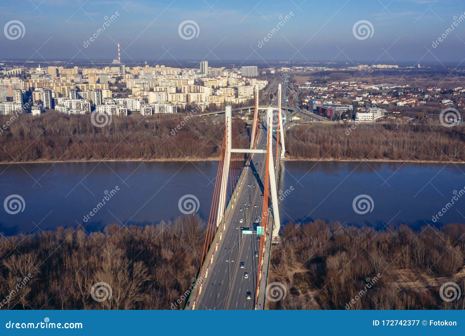 bridge in warsaw