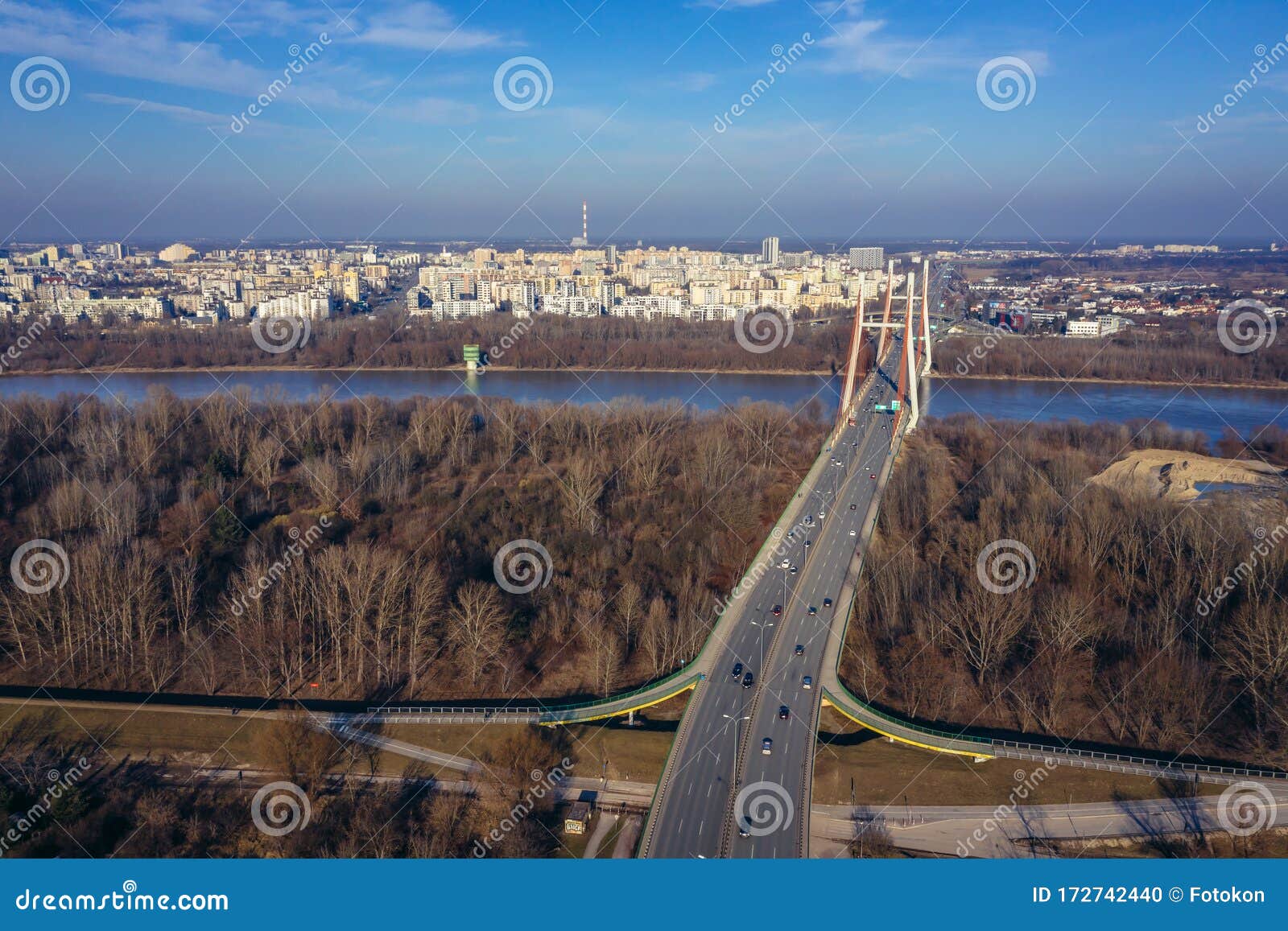 bridge in warsaw