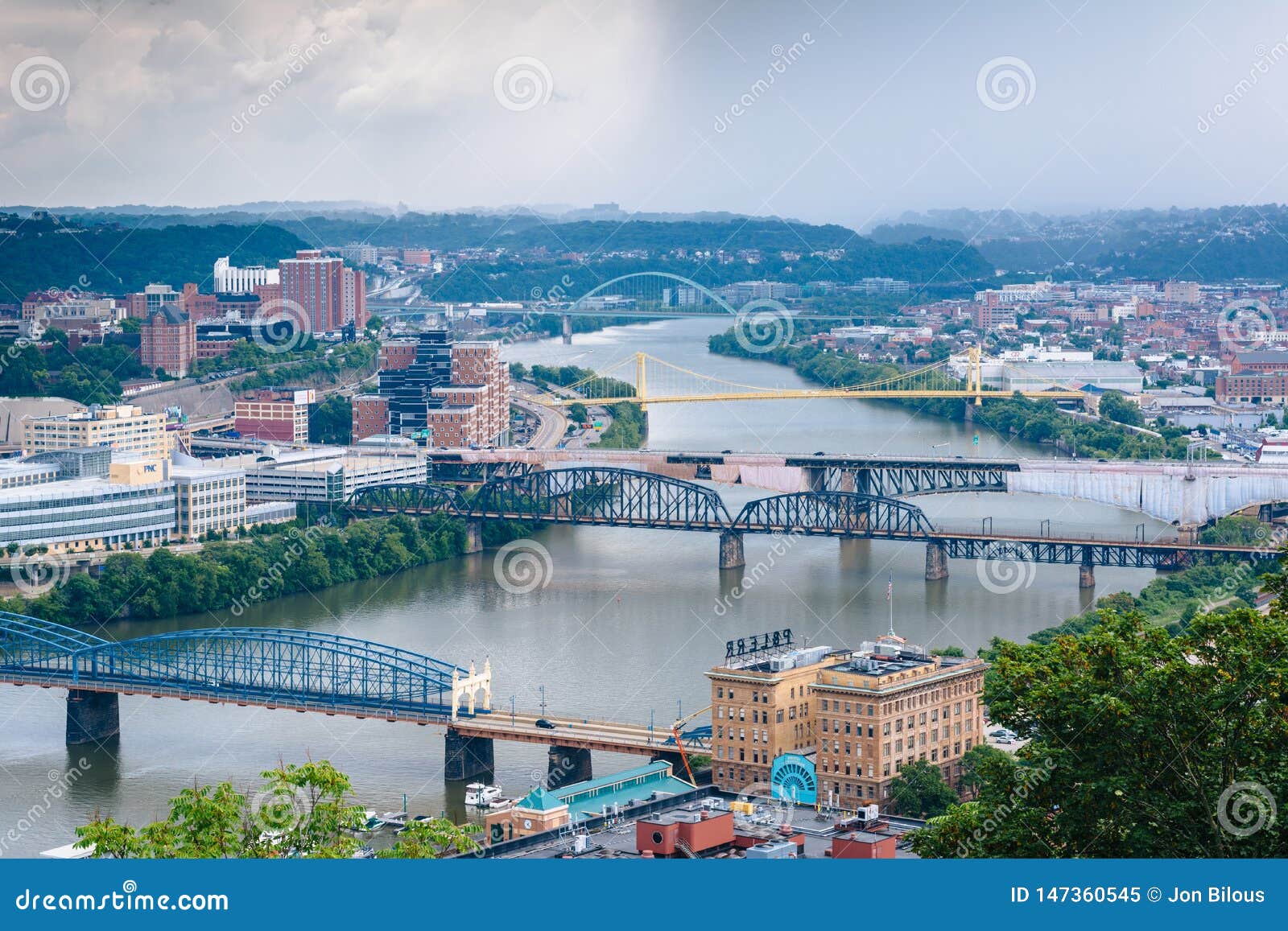 Bridges Over the Monongahela River, in Pittsburgh, Pennsylvania Stock Image Image of travel