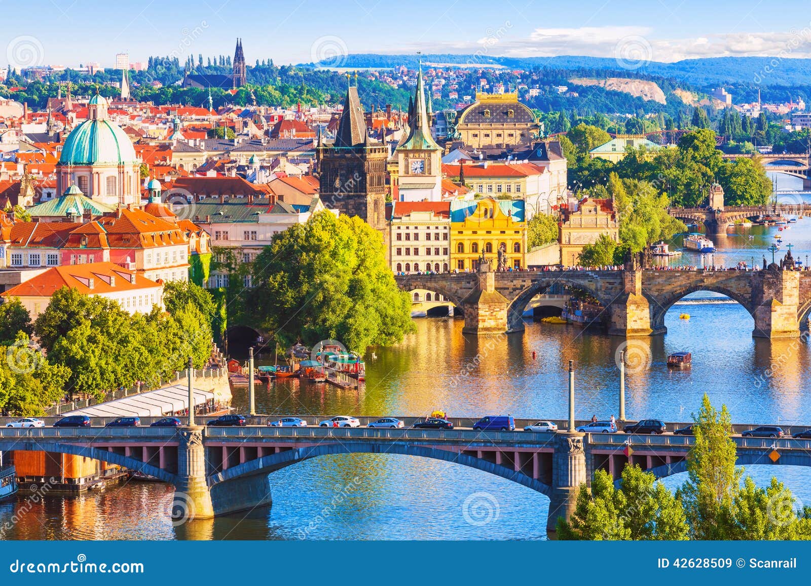 bridges of prague, czech republic