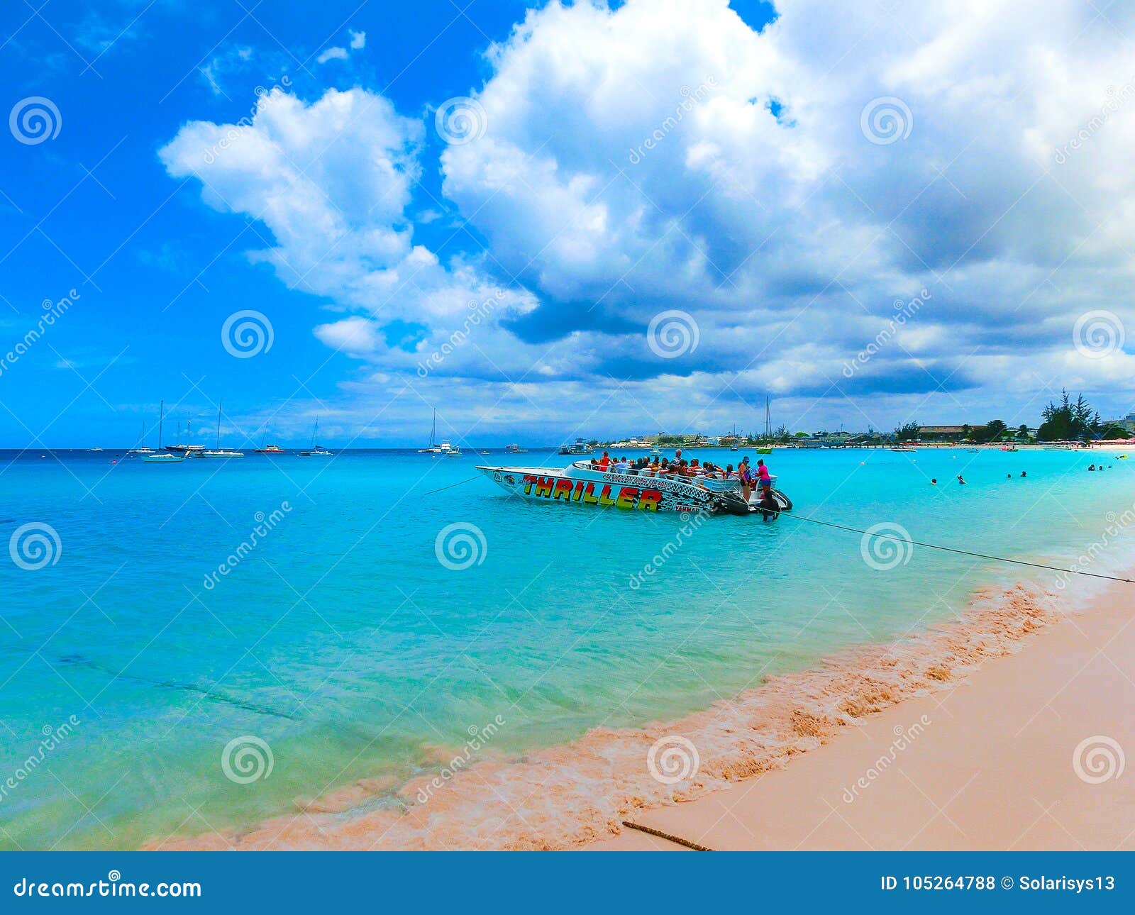 Bridgetown Barbados May 11 2016 The Tropical Beach Barbados