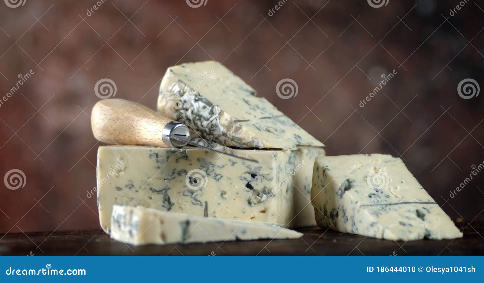 Brie Cheese with Mold Slowly Rotating on the Table. Stock Footage Video of meal, aging 186444010