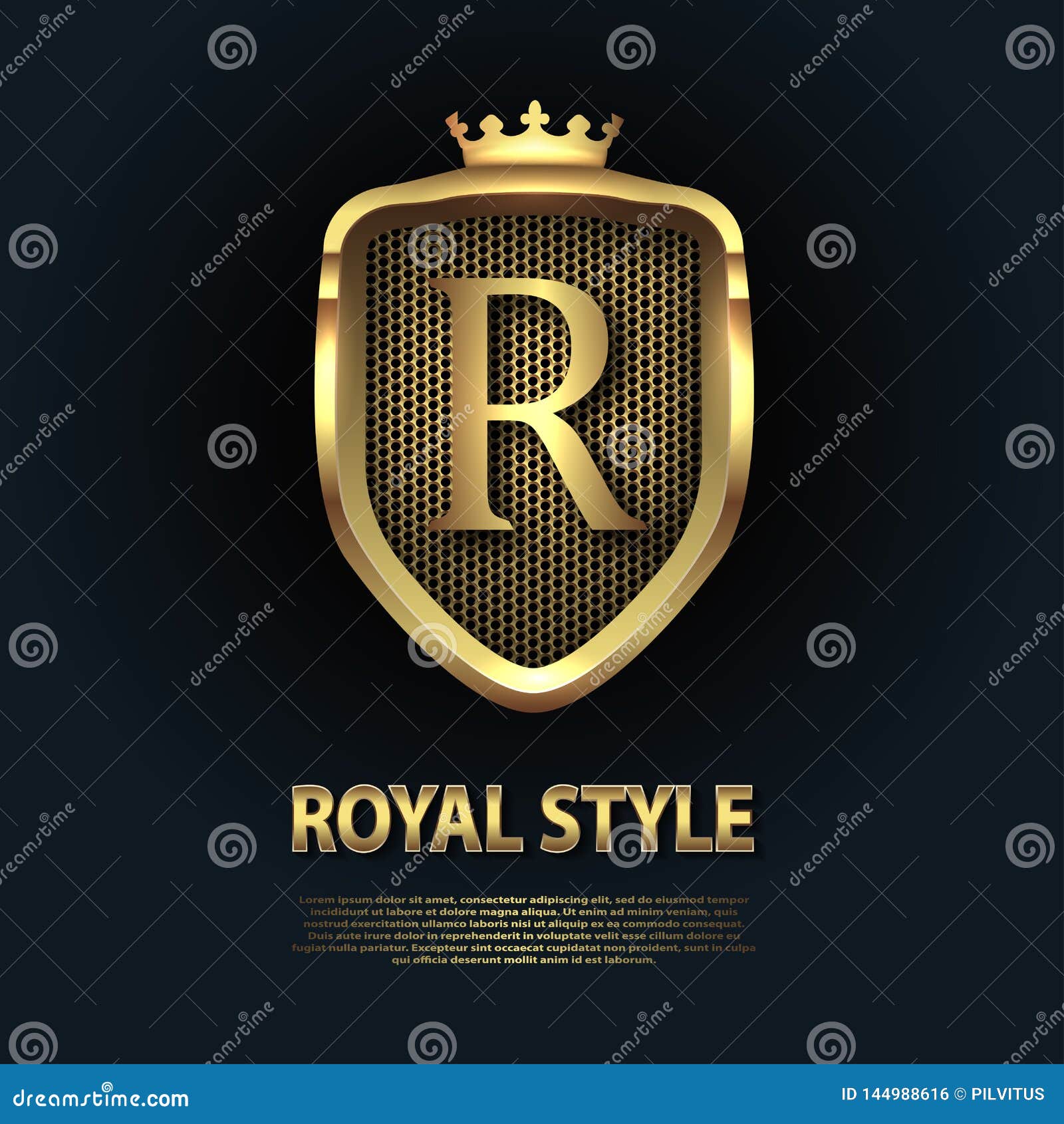 Brief R Op Het Schild Met Kroon Op Donkere Achtergrond Wordt Geisoleerd Die R Luxe Vector Illustratie Illustration Of Brief Insigne Brief R Op Het Schild Met Kroon Op Donkere Achtergrond Wordt Geisoleerd Die R Luxe Vector Illustratie Illustration Of Brief Insigne