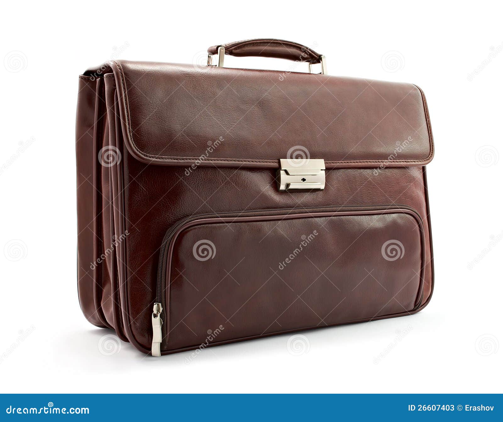 Briefcase stock image. Image of handle, close, leather 26607403