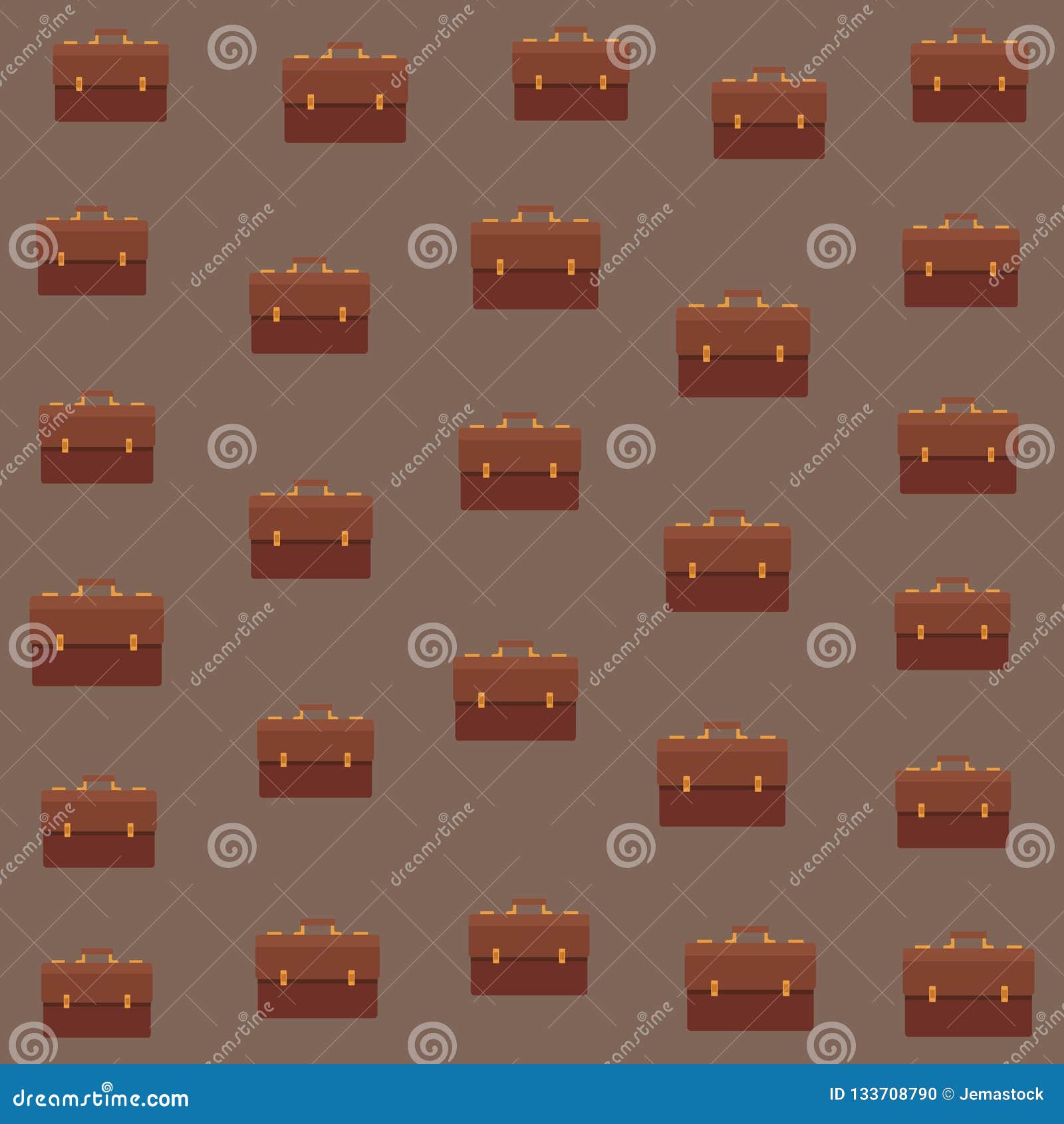 Briefcase Background Pattern Stock Vector - Illustration of briefcase