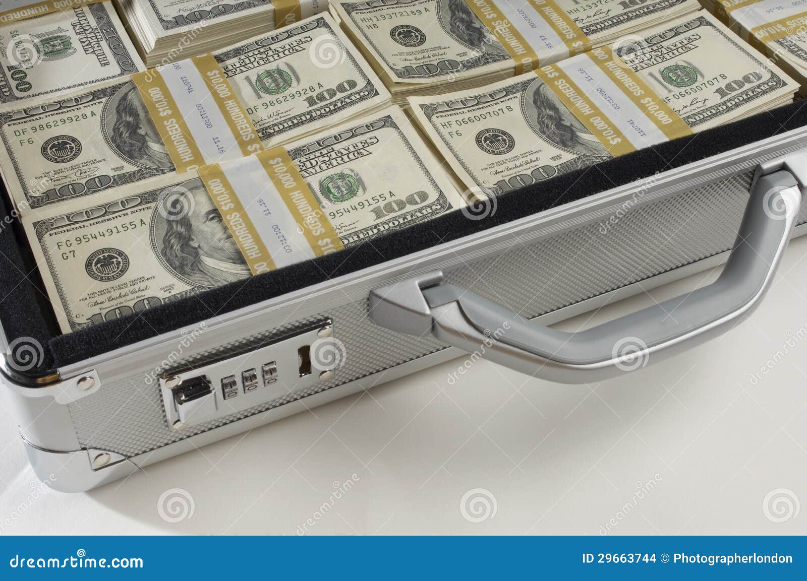 briefcase full of money