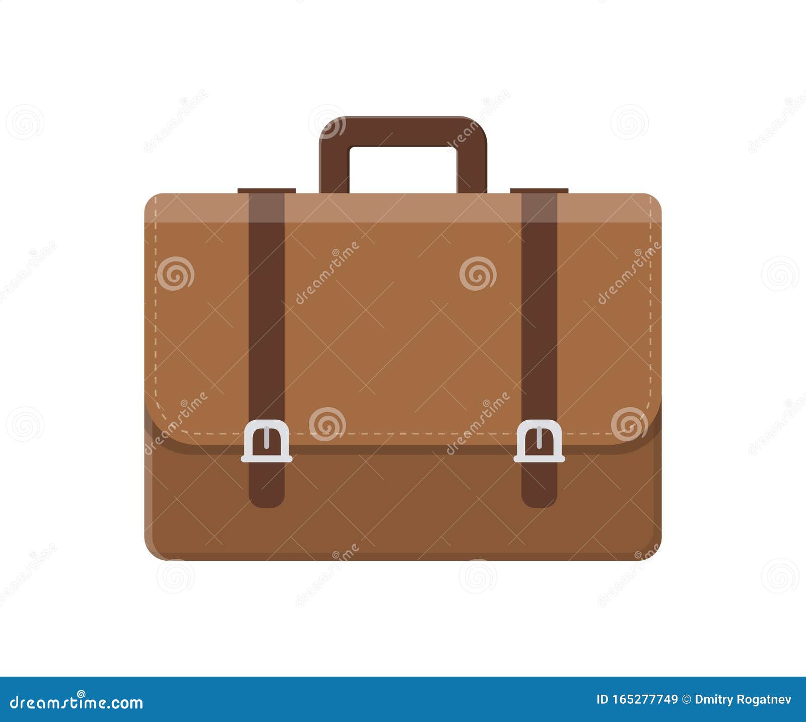 Briefcase with lock icon stock vector. Illustration of concept - 165277749