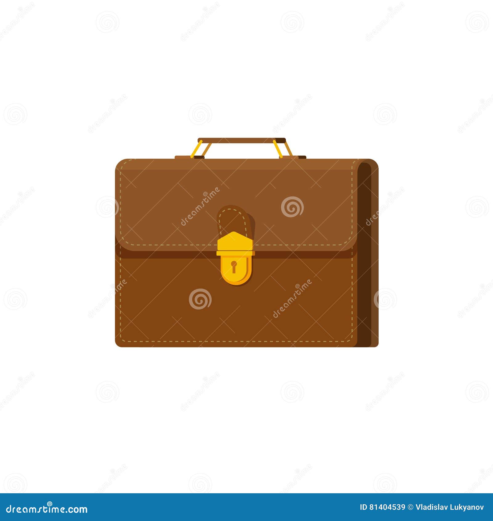 Briefcase Vector Illustration Isolated on White Background, Case Icon ...