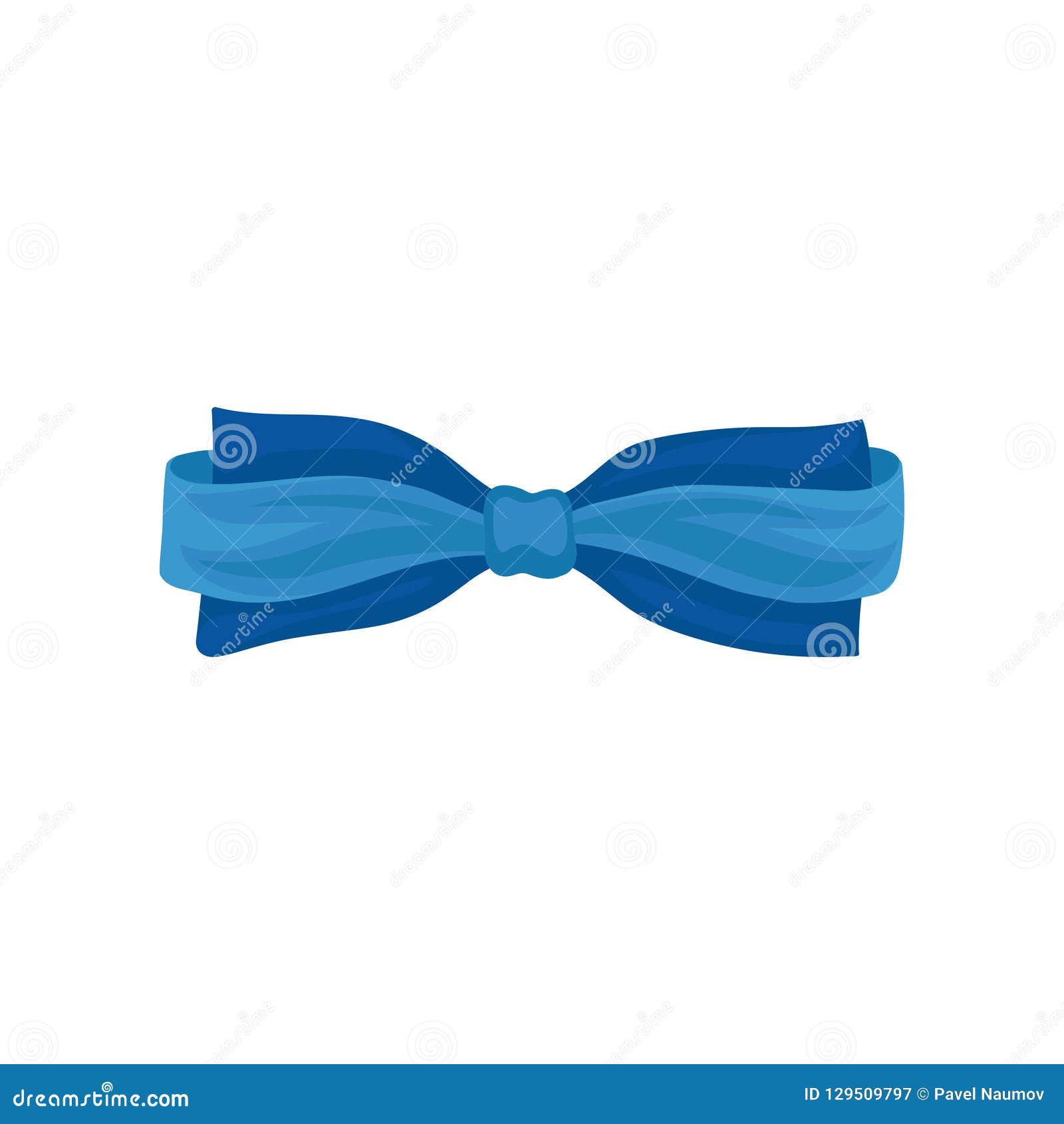 Bright Blue Bow. Butterfly Tie. Cute Accessory for Boy. Element for ...