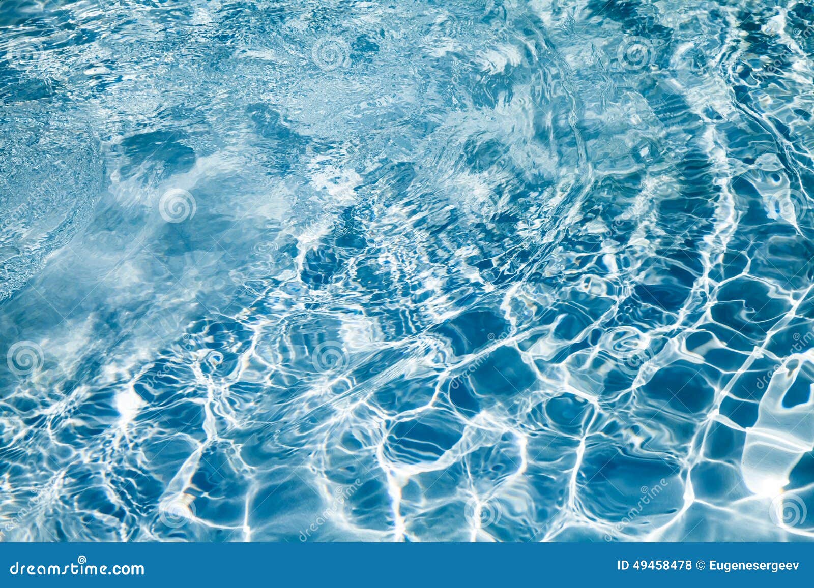 Bright Blue Pool Water Background Texture Stock Photo Image of clear, water 49458478