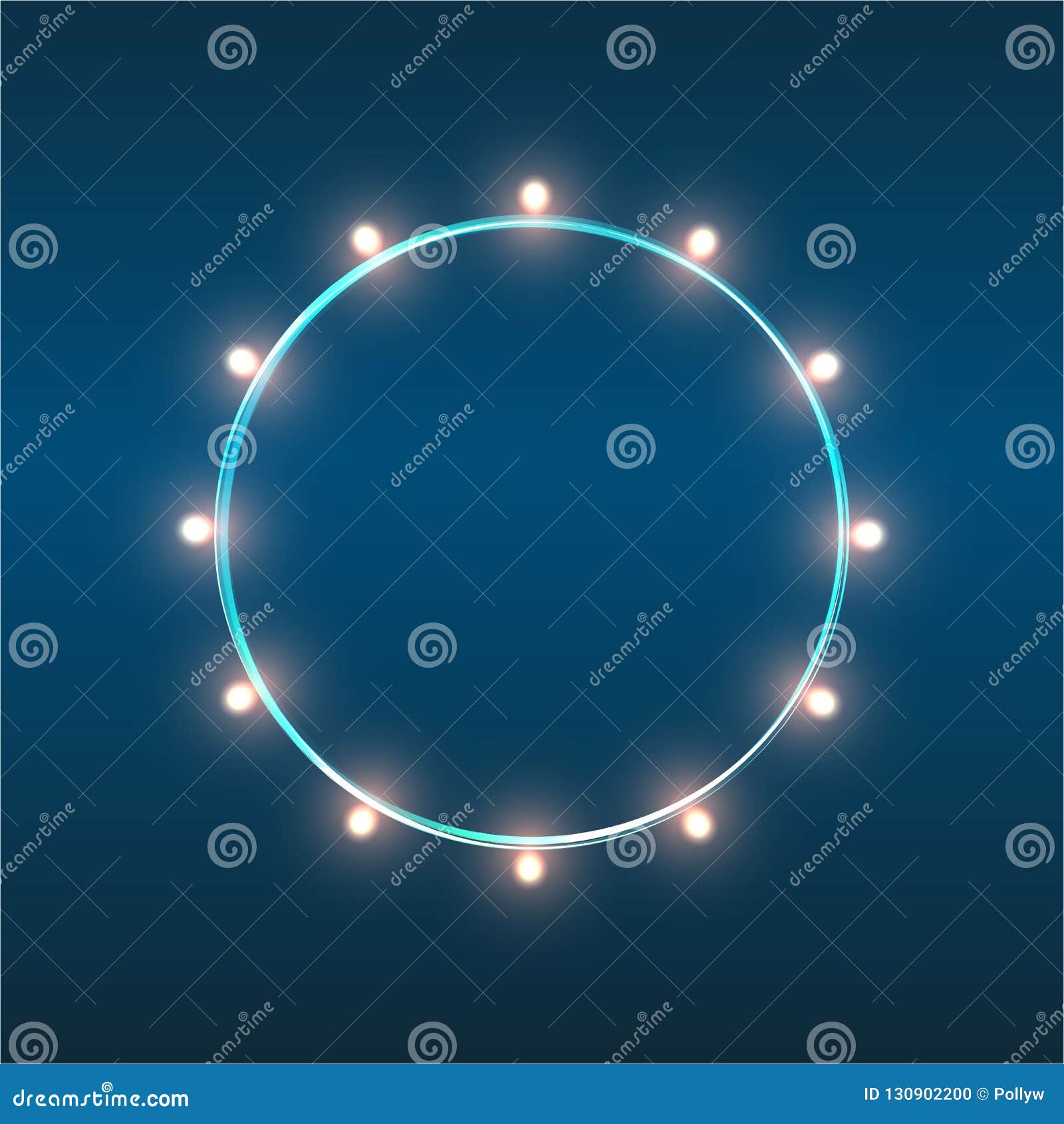 Bright Christmas Lights Holiday Elements Illustration Stock Vector Illustration Of Decor Element 130902200