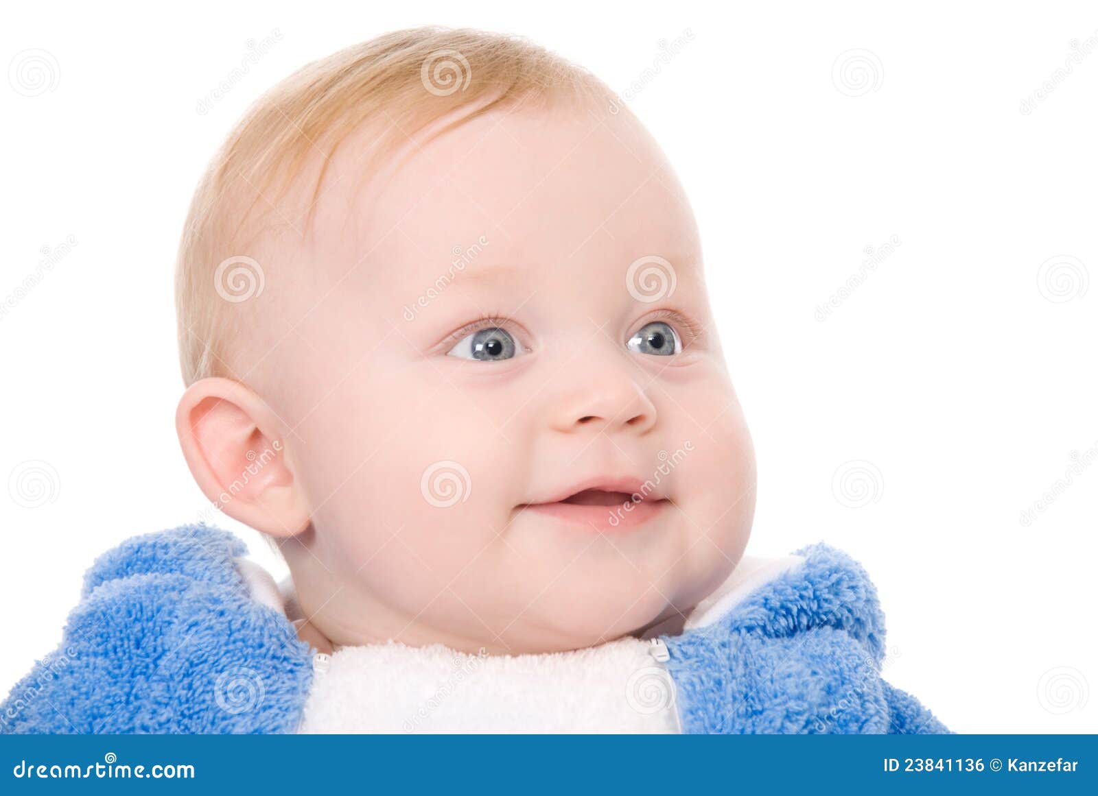 Bright Closeup Picture of Blue-eyed Baby Boy Stock Photo - Image of ...