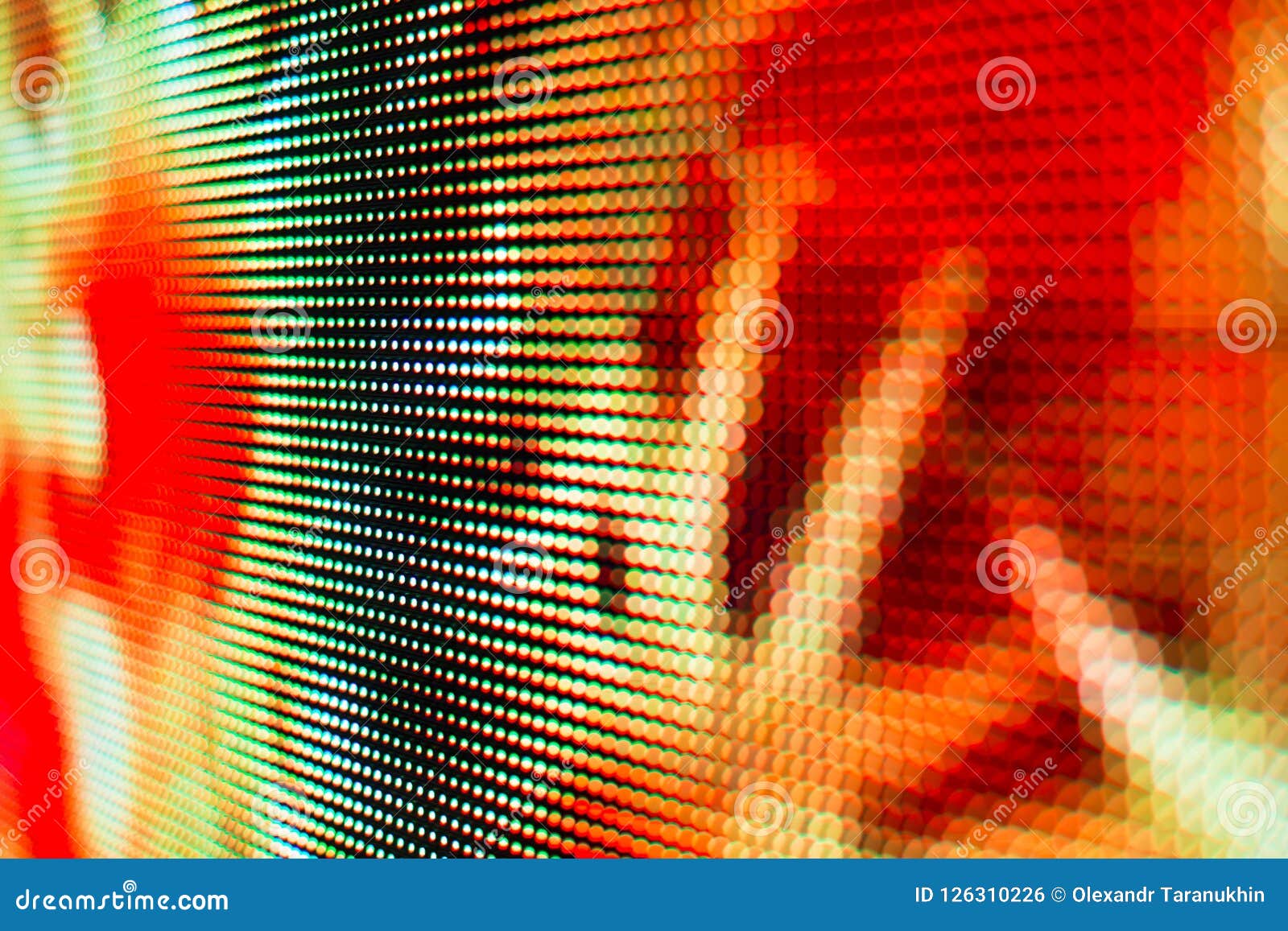 Bright Colored Light LED Smd Screen Stock Photo - Image of digital