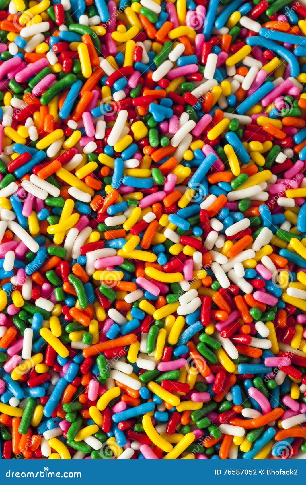 Bright Colored Rainbow Sprinkles Stock Photo Image of color