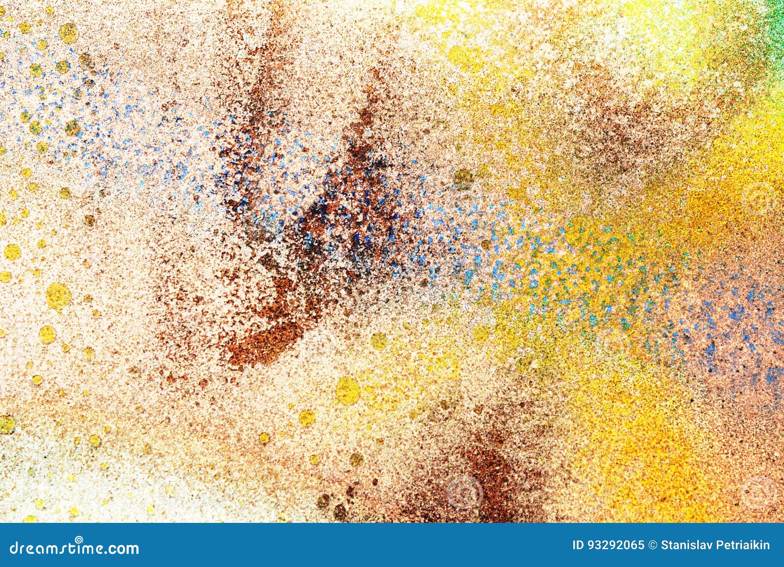 Bright Colorful Unique Abstract Background Stock Illustration