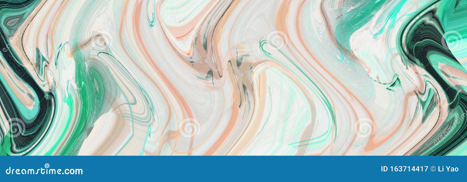 Bright Colors Fluid Painting Abstract Art Pattern Series Stock