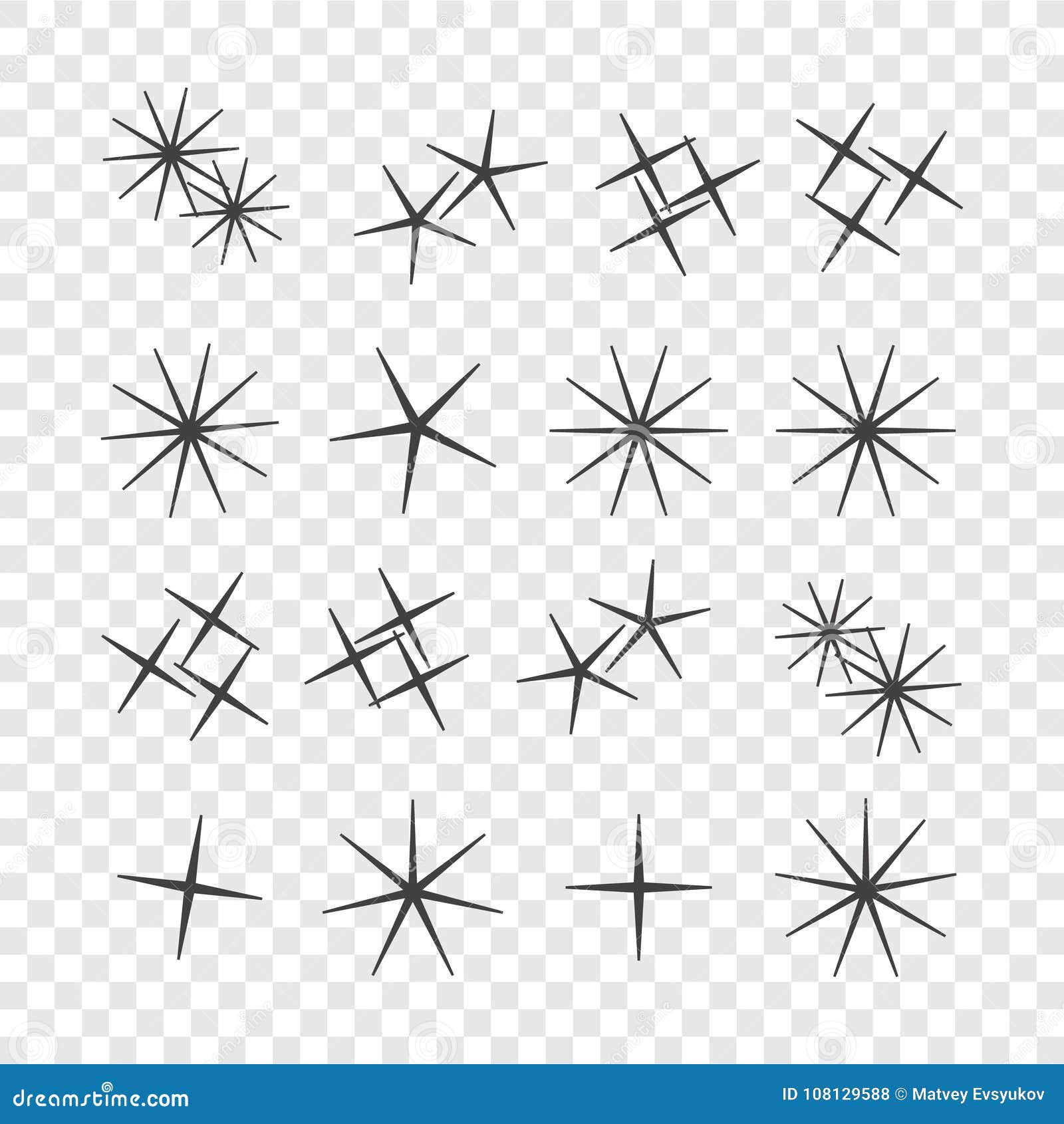 Bright Firework, Decoration Twinkle, Shiny Flash. Glowing Light Stock