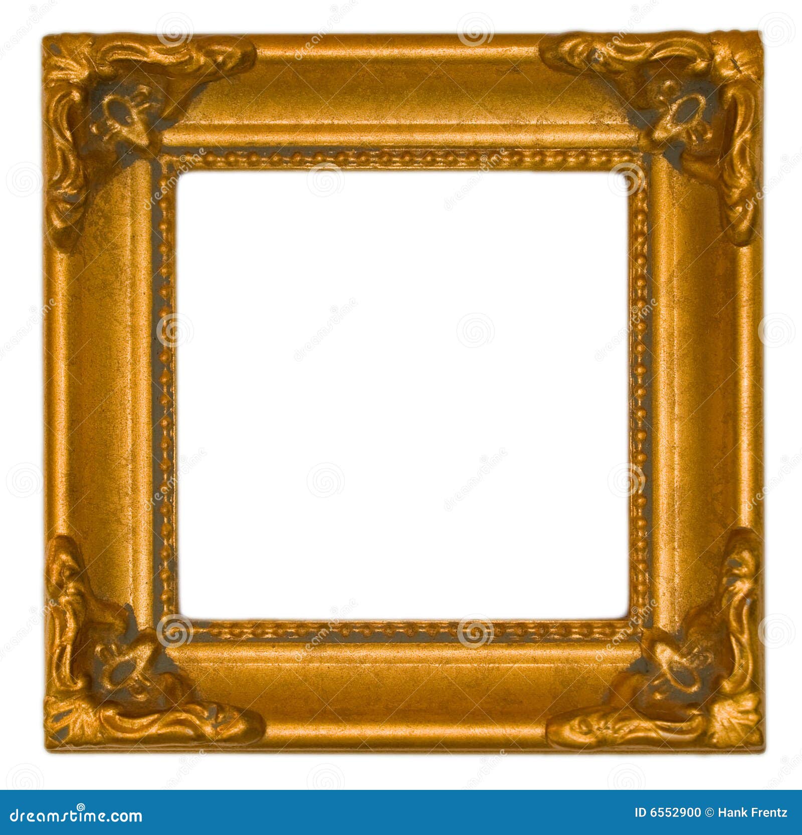 Bright gold antique frame stock photo. Image of golden 6552900