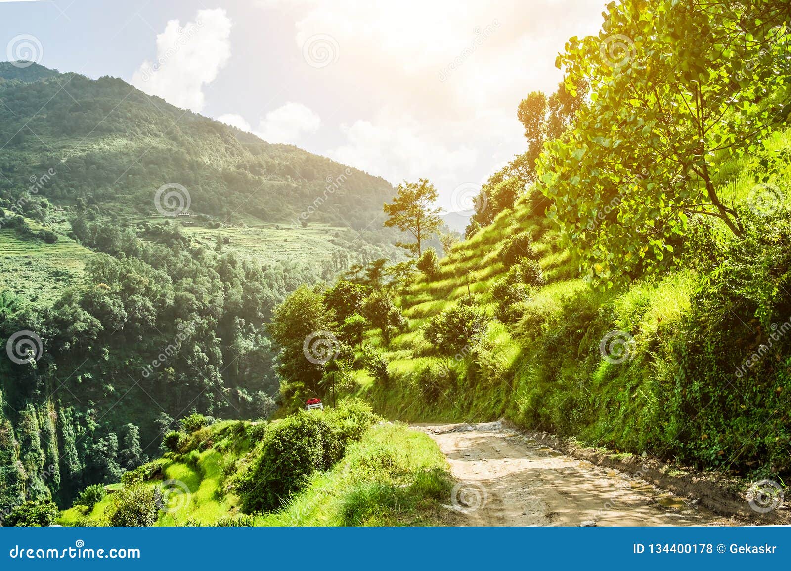 zone skraber uendelig Nature Scenery in Nepalese Himalayas Stock Photo - Image of himalaya,  himalayan: 134400178