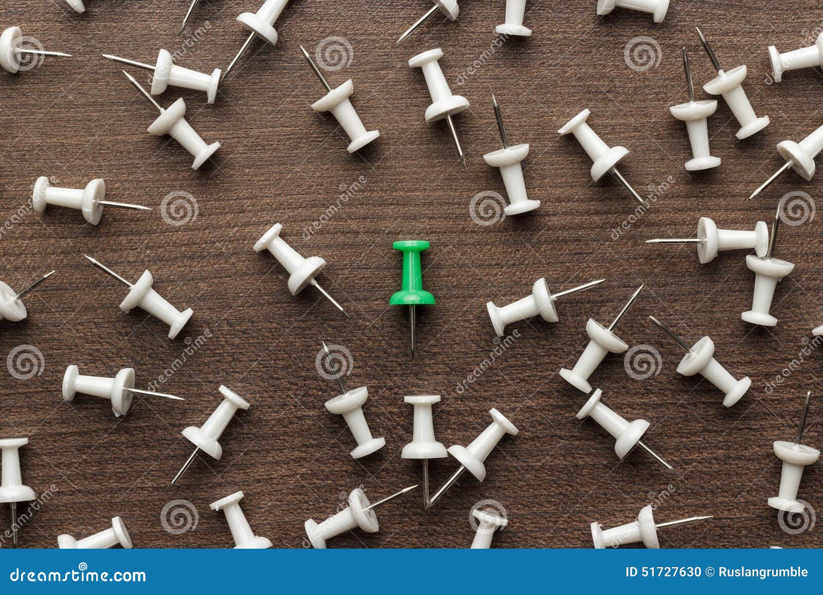 Green Push Pin Pushpin Drawing Thumbtack Thumb Tack Isolated On White