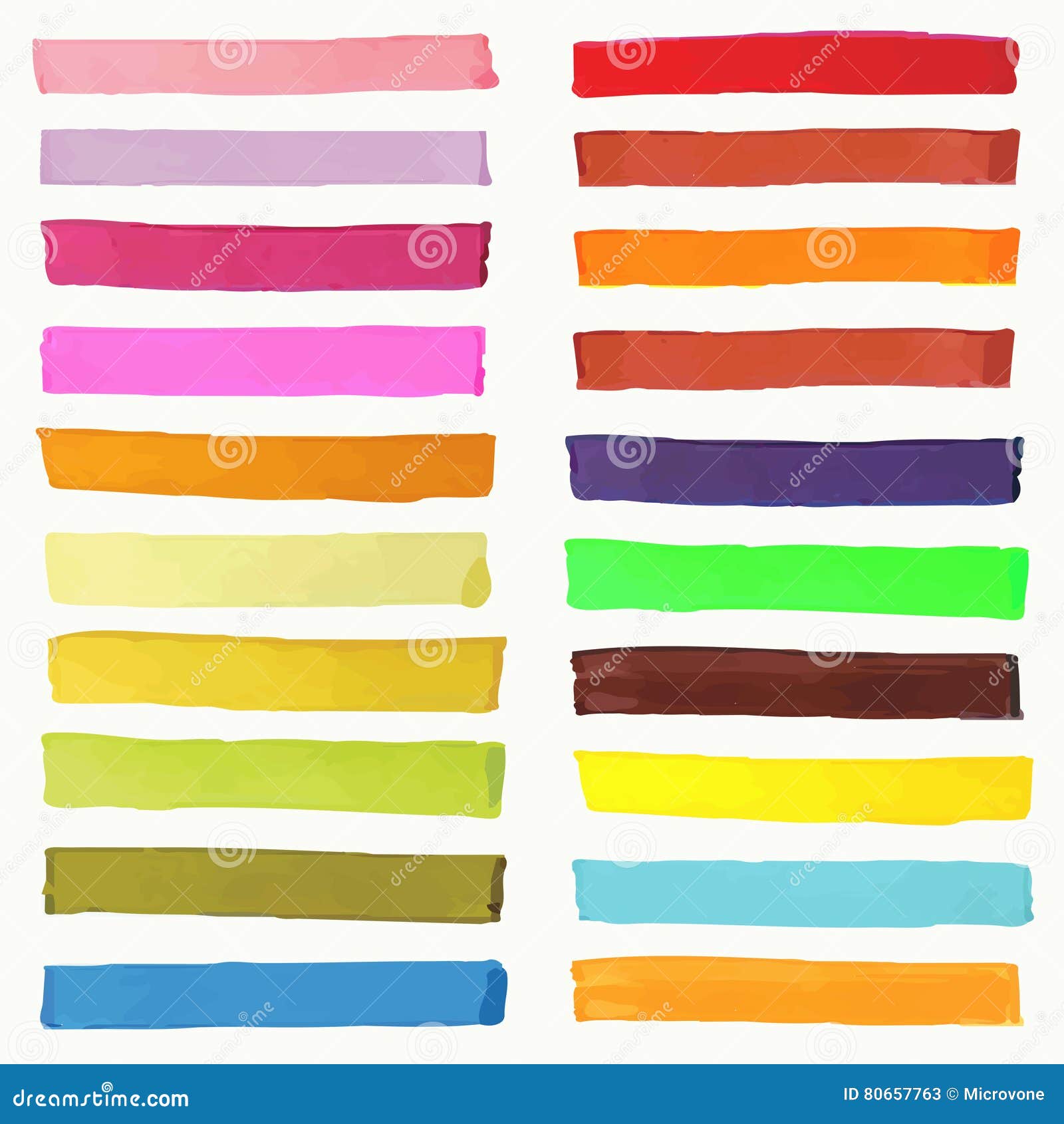 Bright Highlight Brightly Scribble Banner, Stylish Borderline Marks