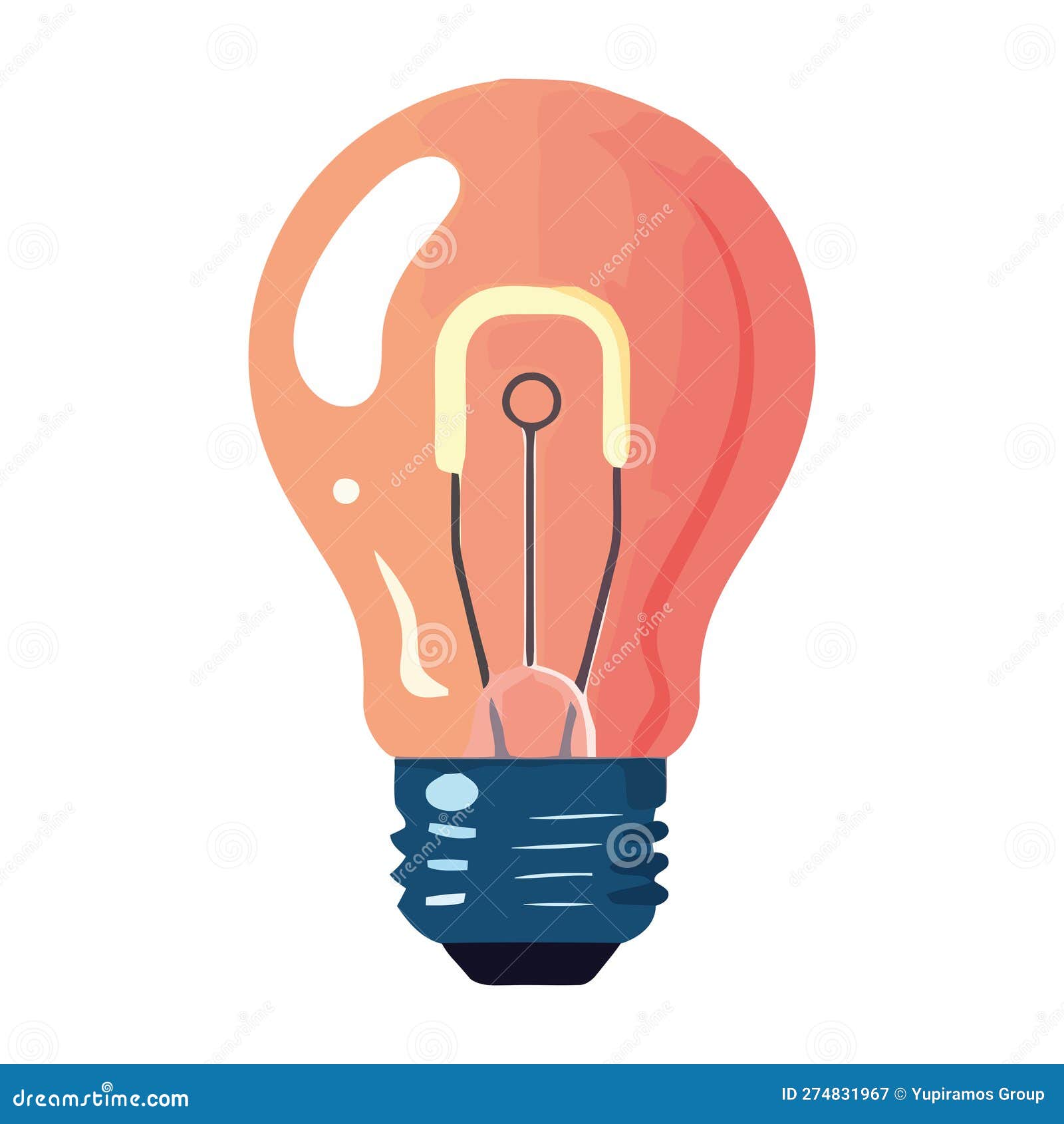 Bright Ideas Illuminate the Path To Success Stock Vector - Illustration ...