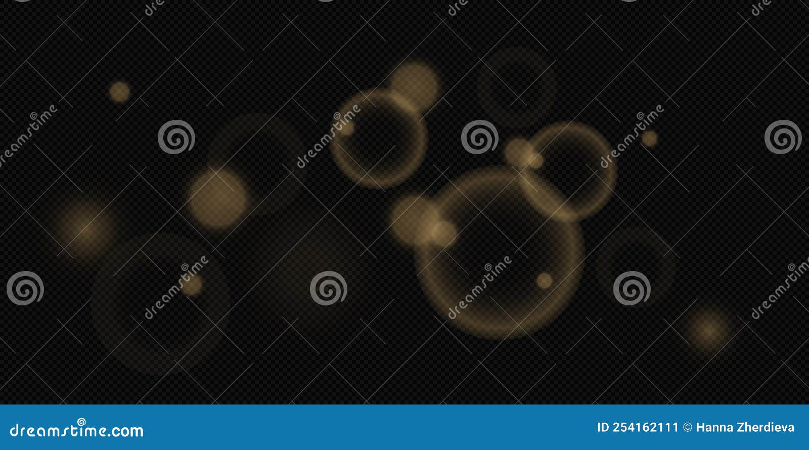 Bright Light Effect with Rays and Glare for Vector Illustration. Stock