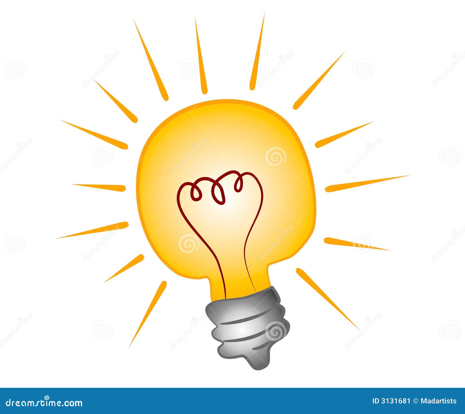 clipart of a light bulb