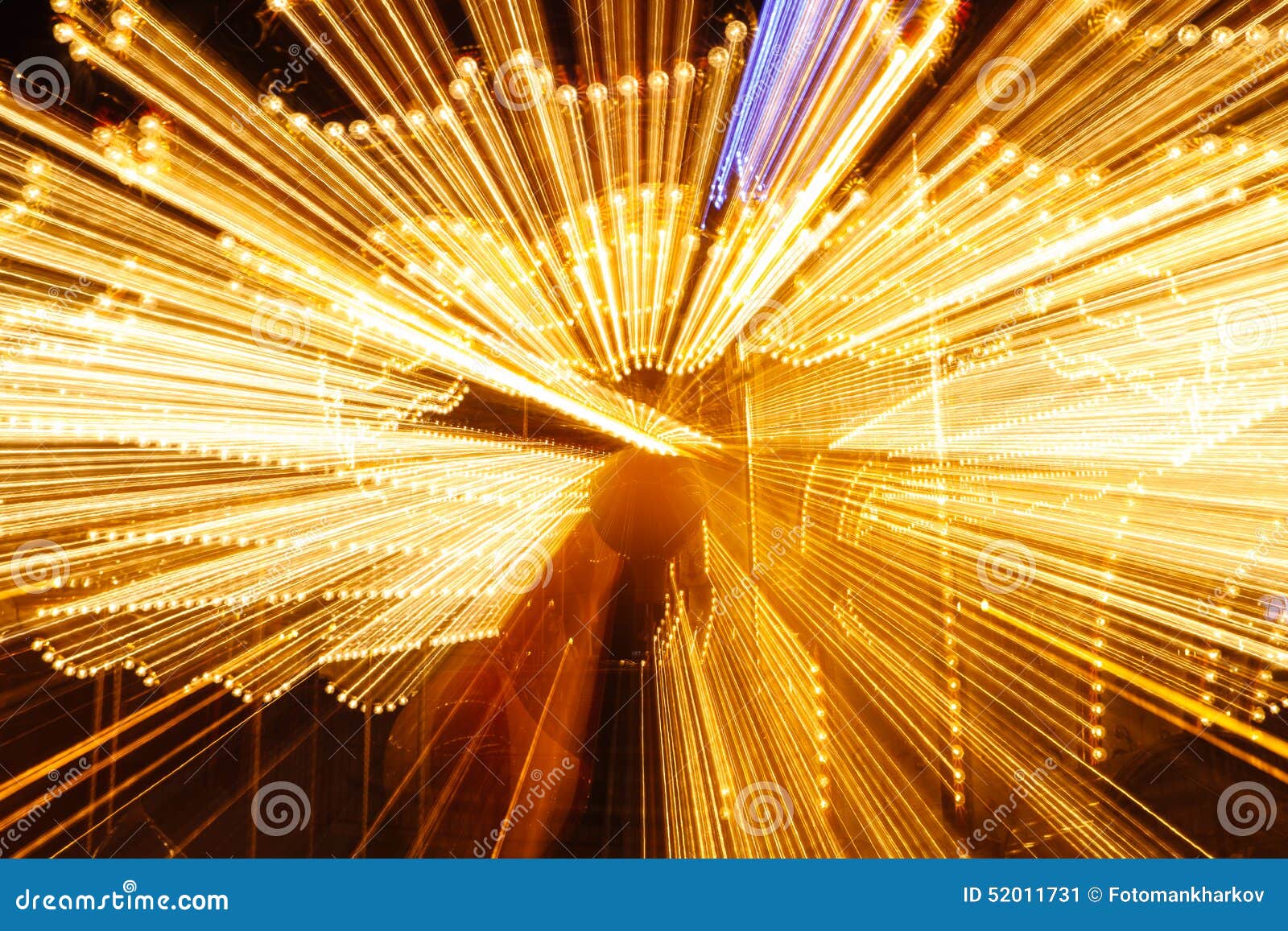 The Bright Lights of Night Rides Stock Image Image of exciting, blur