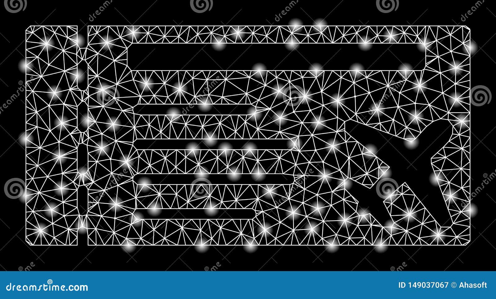 bright mesh network airticket with flash spots