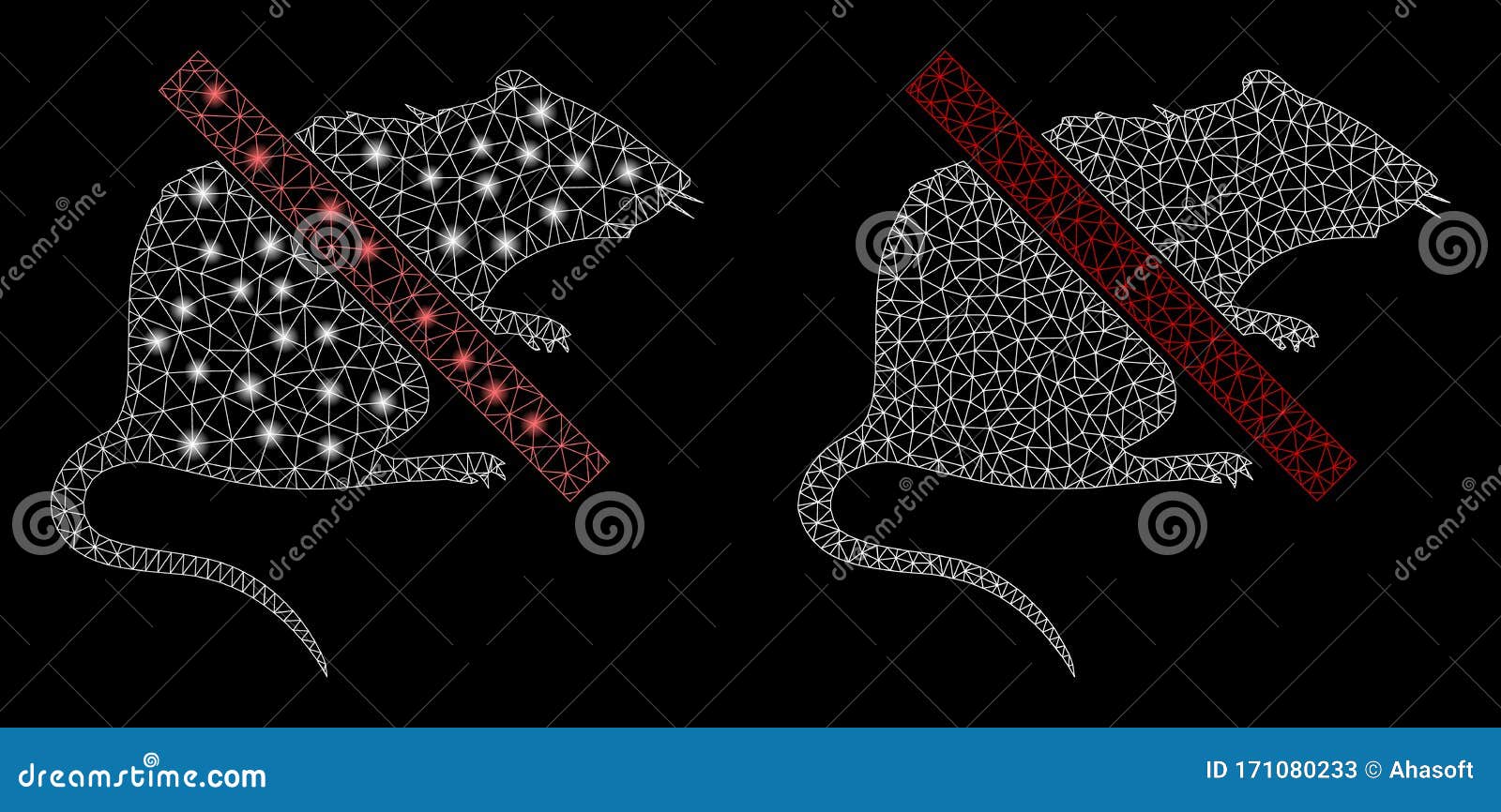 flare mesh carcass no rat with flare spots