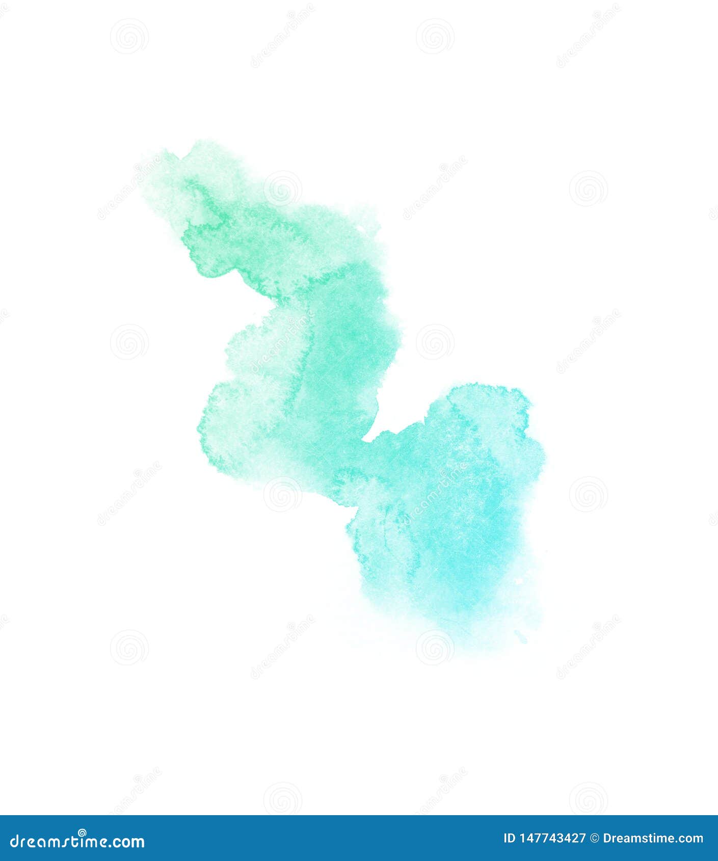 Ombre Splash Watercolor Background With Place For Text