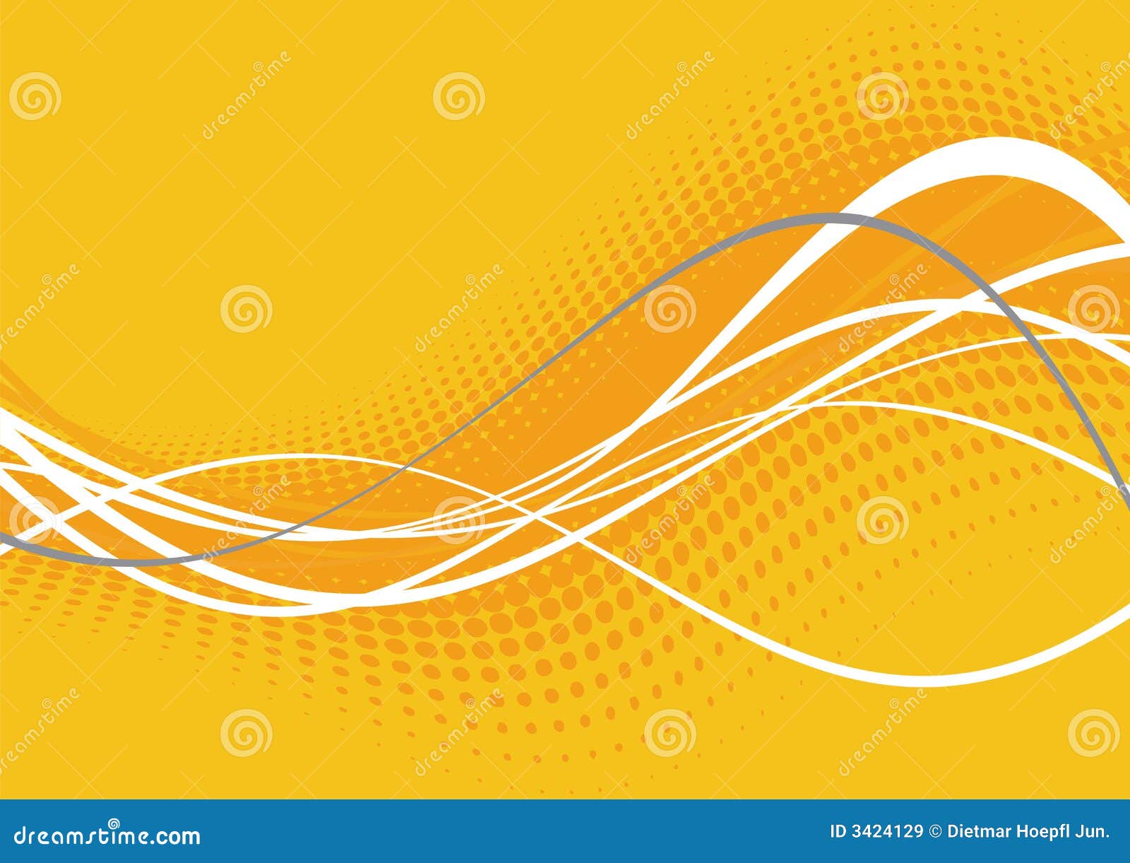 bright orange wavy lines