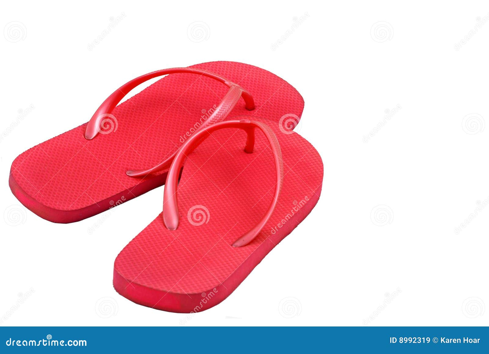 Bright Pink Flip Flops stock image. Image of flops, thong - 8992319