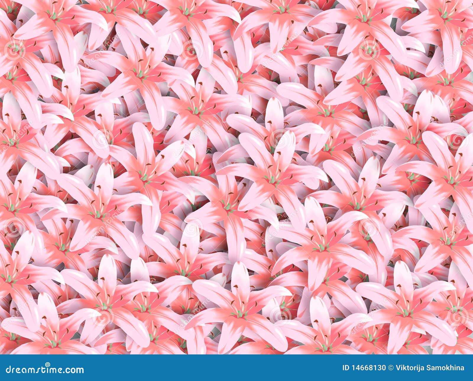 Bright pink flowers stock illustration. Illustration of fashion - 14668130