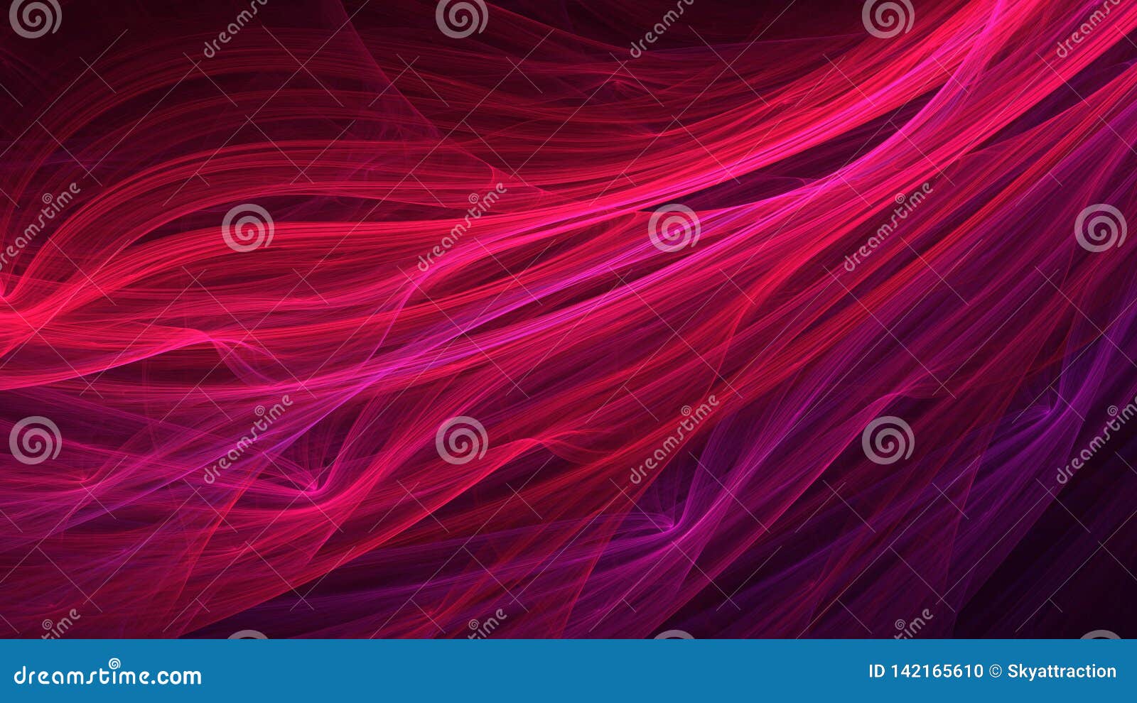 Bright Pink and Purple Lines Abstract Background Stock Illustration