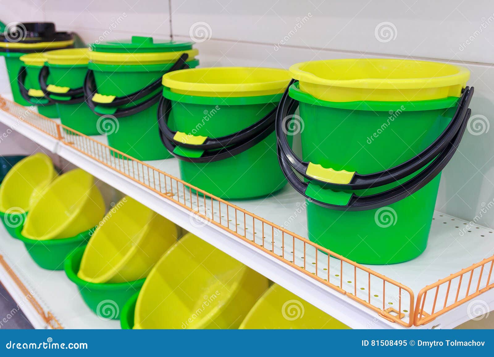 Plastic Buckets Stock Photography 4715102