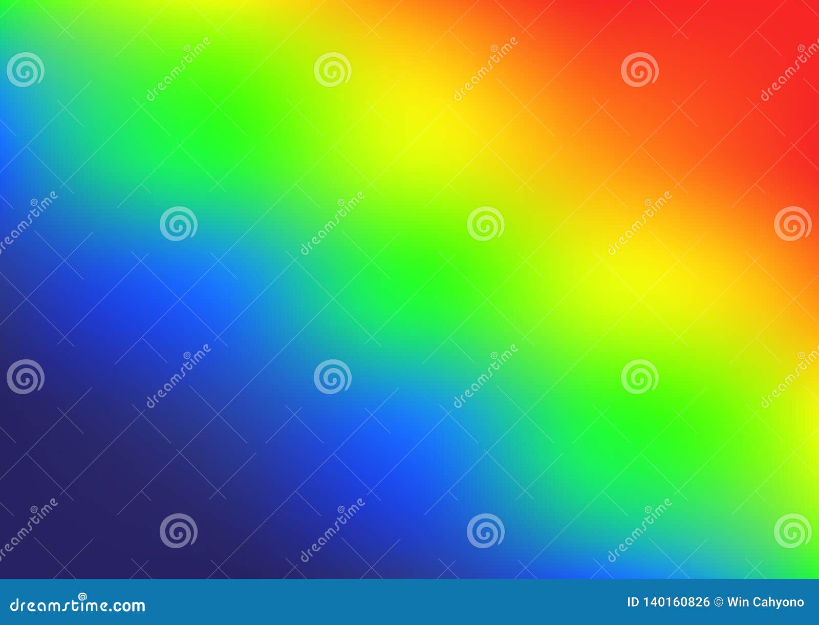 Bright Rainbow Colors Gradient Vector Stock Vector - Illustration of ...