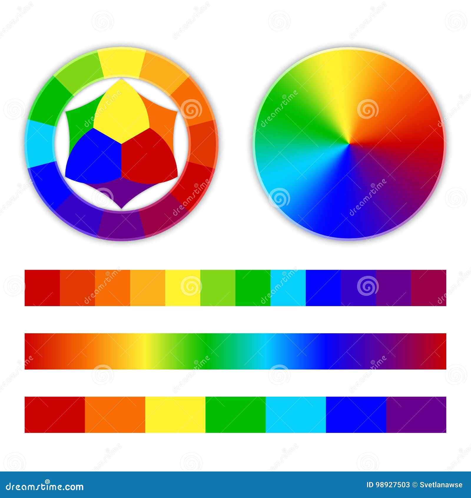 Bright rainbow gradient stock vector. Illustration of backdrop 98927503