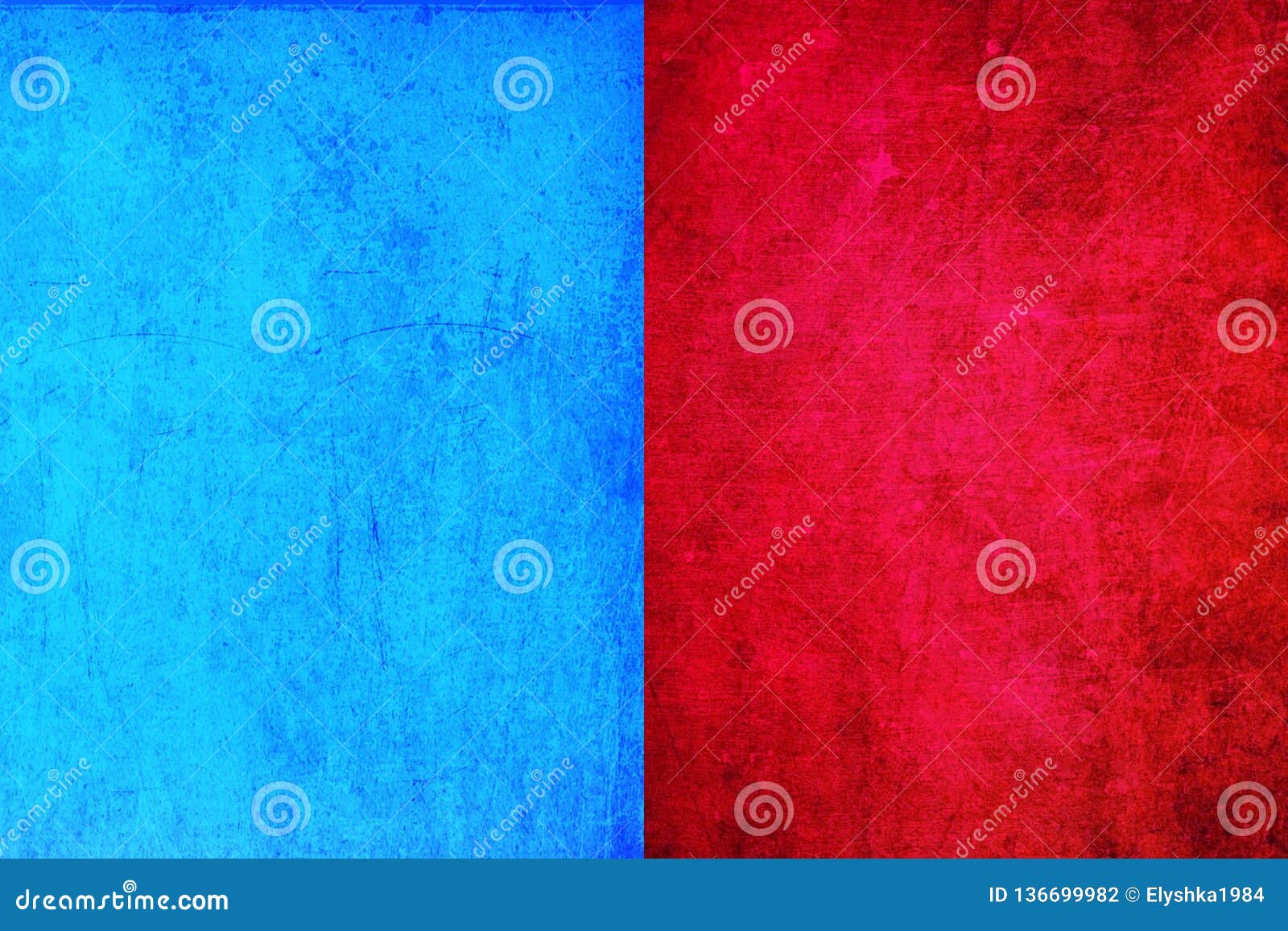 Red Blue Background Divided By Center Stock Illustration Illustration Of Material Frame