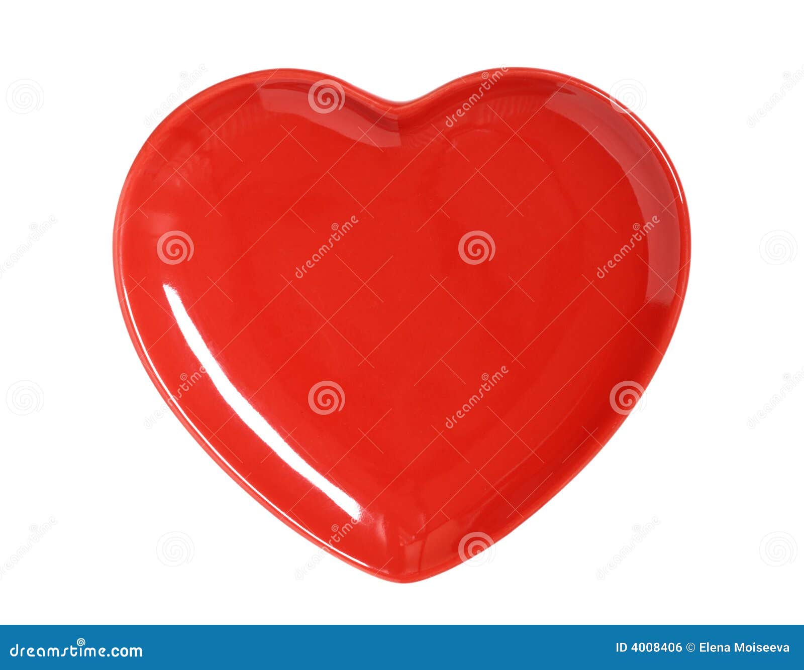 Bright red Heart Plate stock photo. Image of curve, shape 4008406