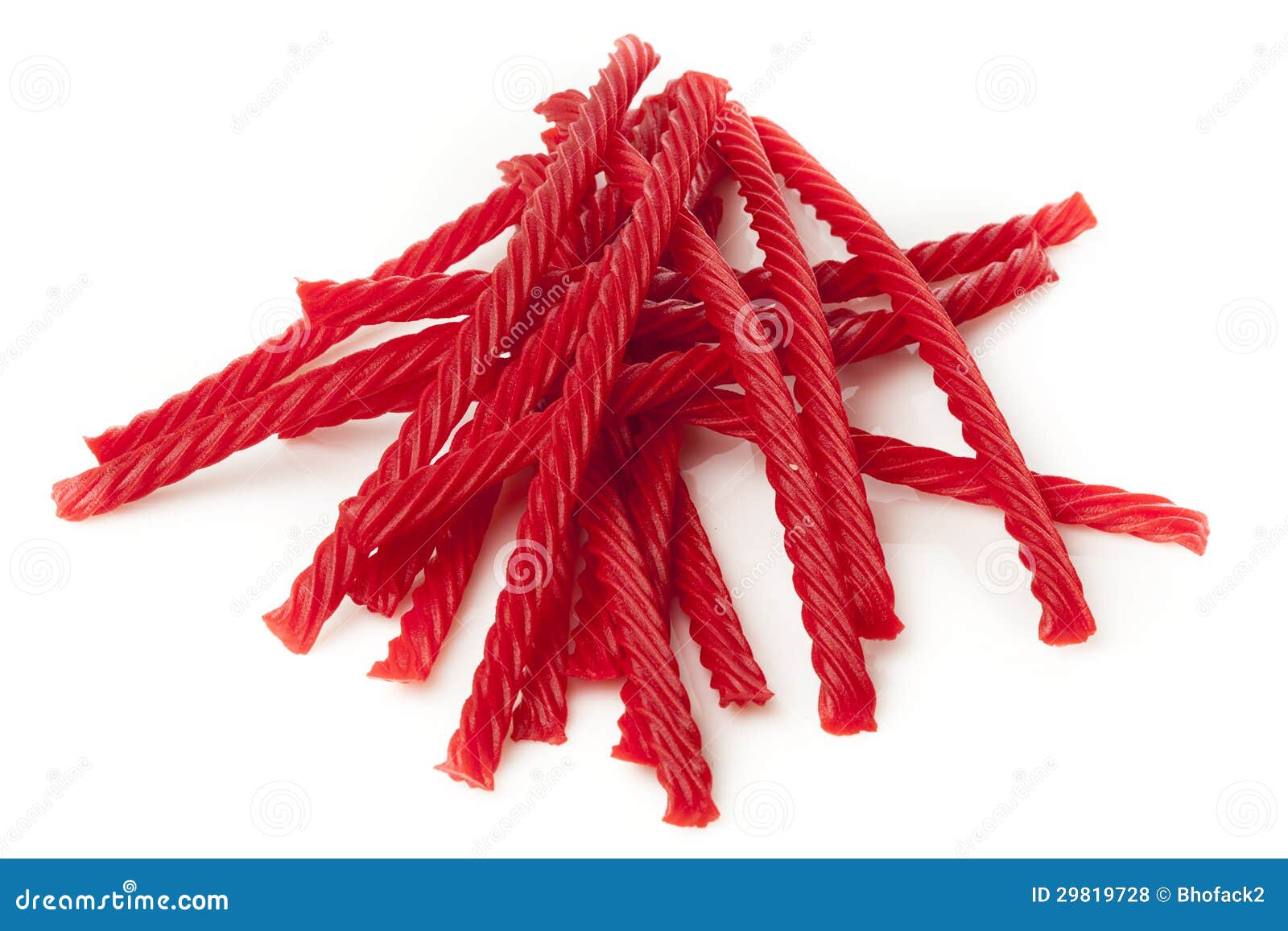 Bright Red Licorice Candy stock photo. Image of yummy - 29819728