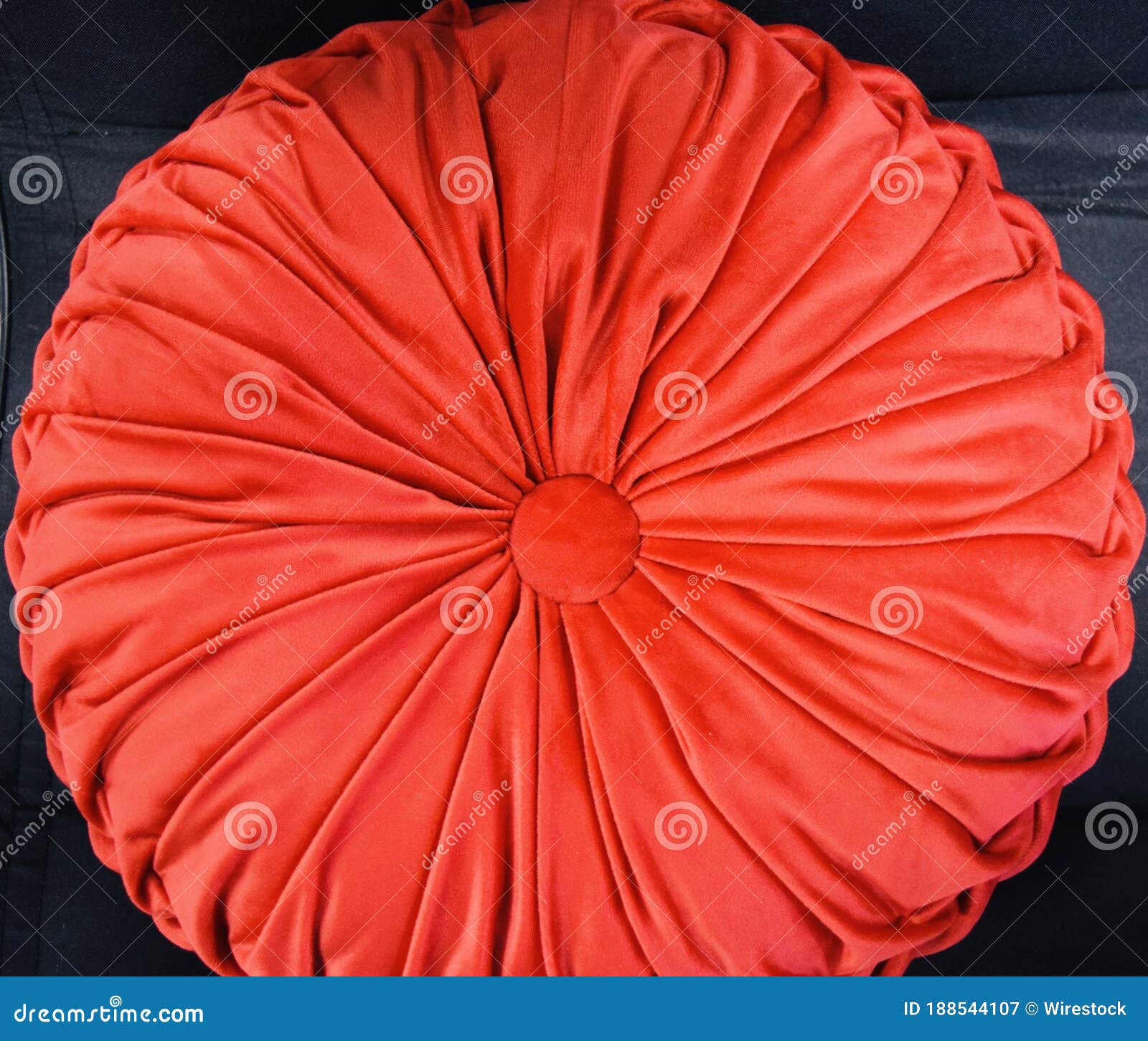 round flower pillow