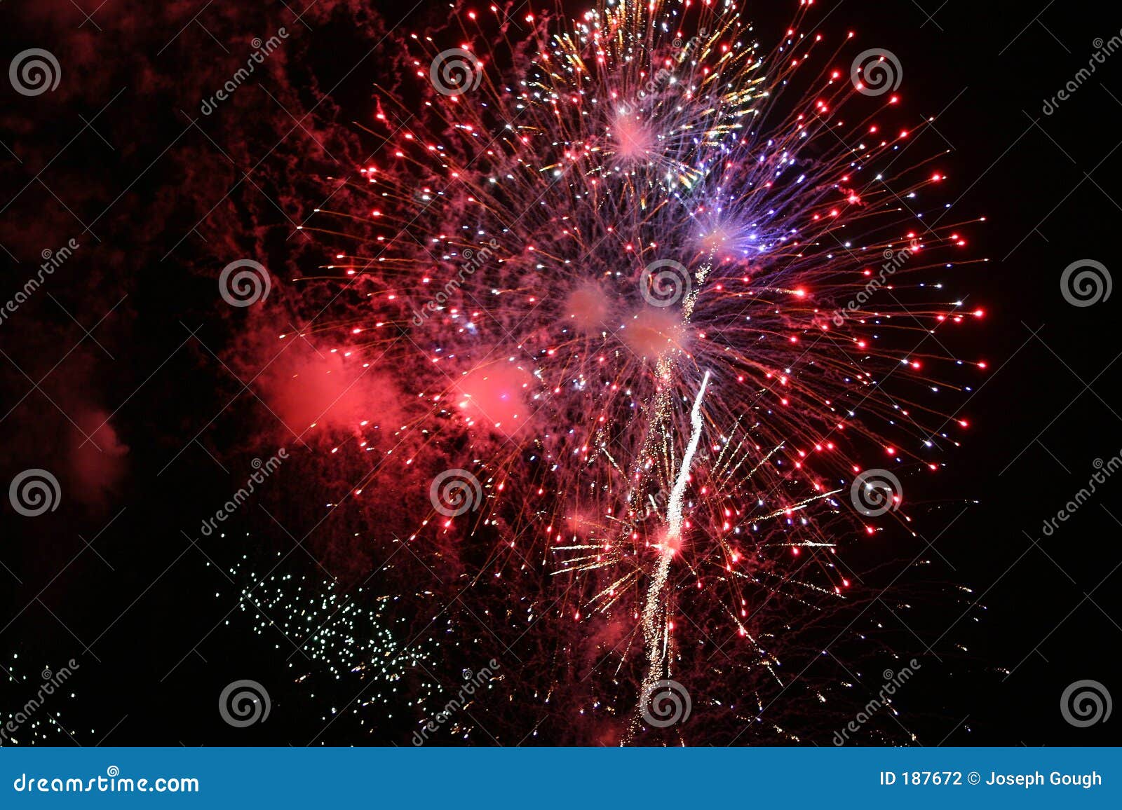 Bright Skies stock photo. Image of works, background, fireworks 187672