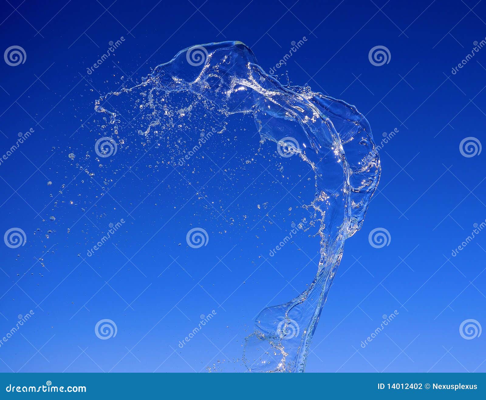 Bright splash of water stock photo. Image of background 14012402