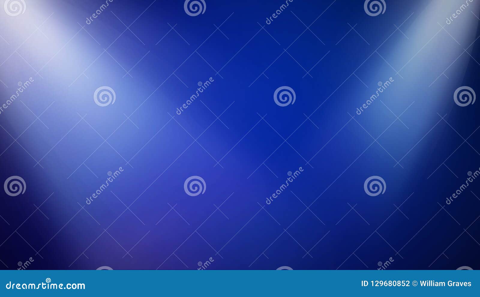 Bright Stage Lights on Blue Background Stylized Subtle Blue