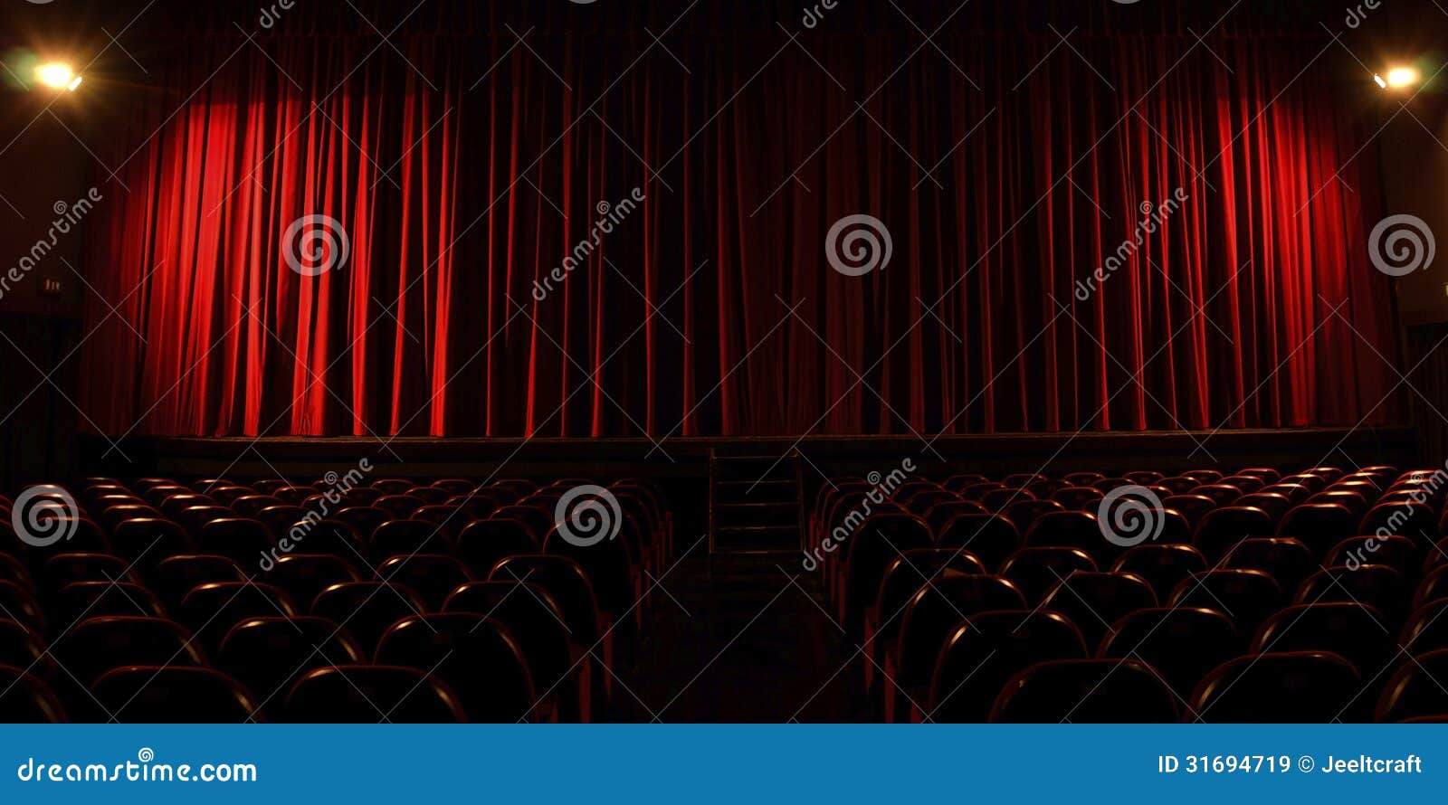 Bright stage stock image. Image of reflector, presentation - 31694719